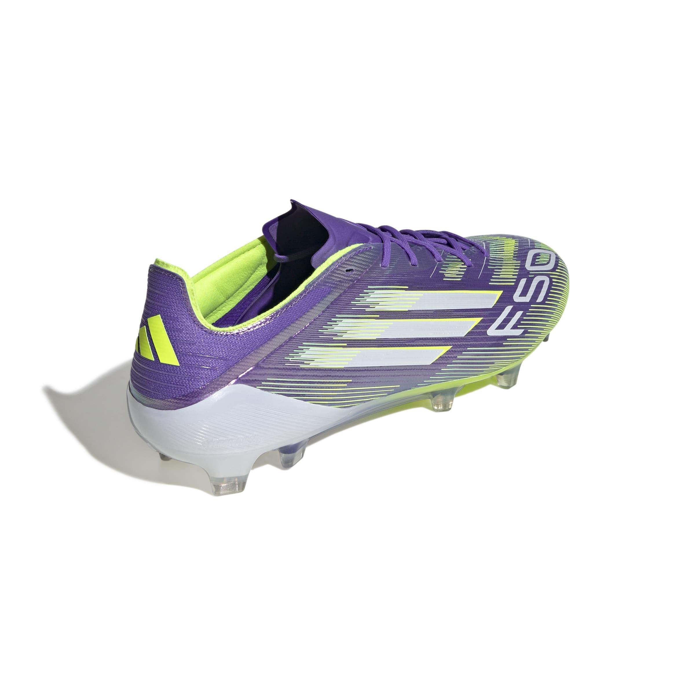 Unisex F50 Elite Firm Ground Boots, Purple, , large image number 3