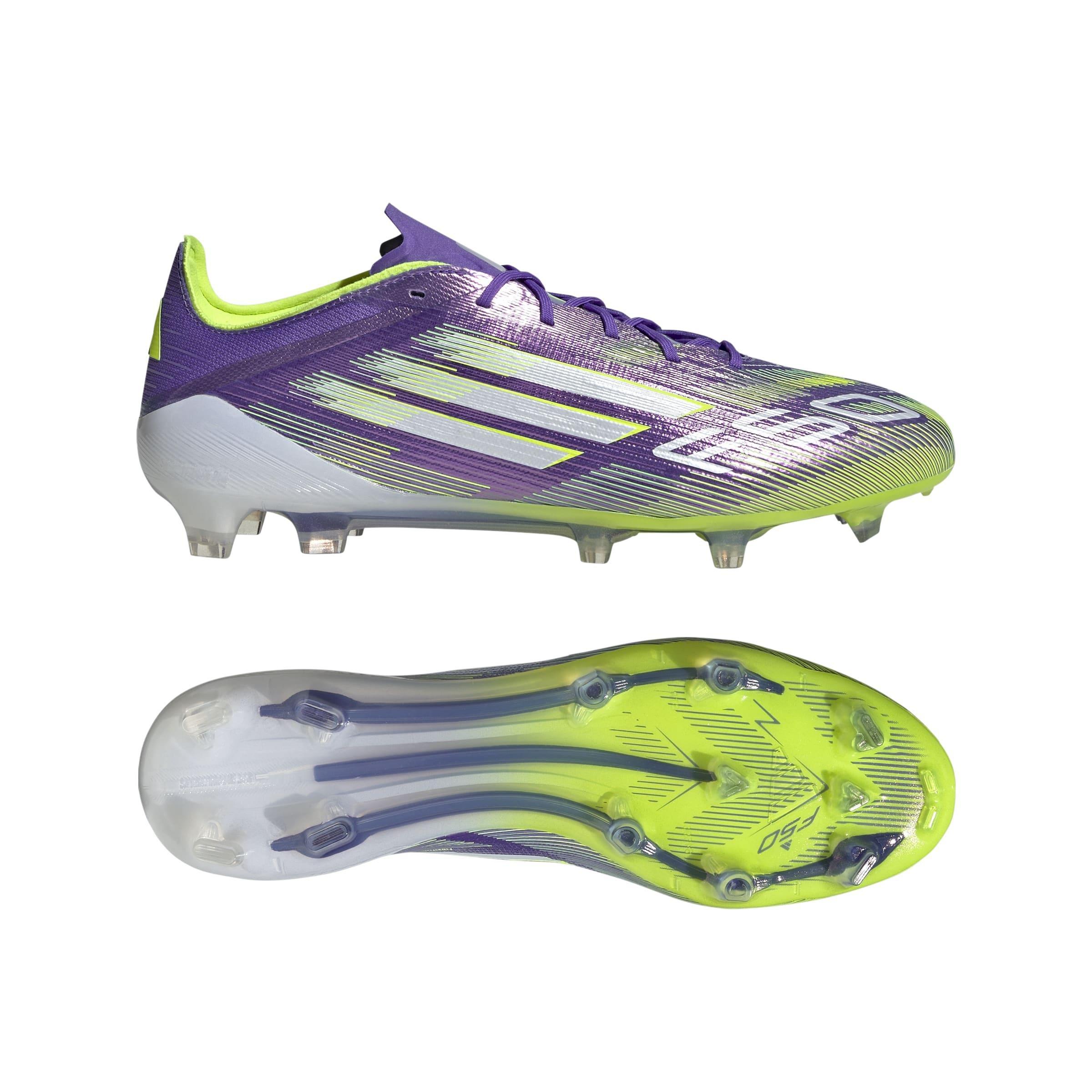 Unisex F50 Elite Firm Ground Boots, Purple, , large image number 6