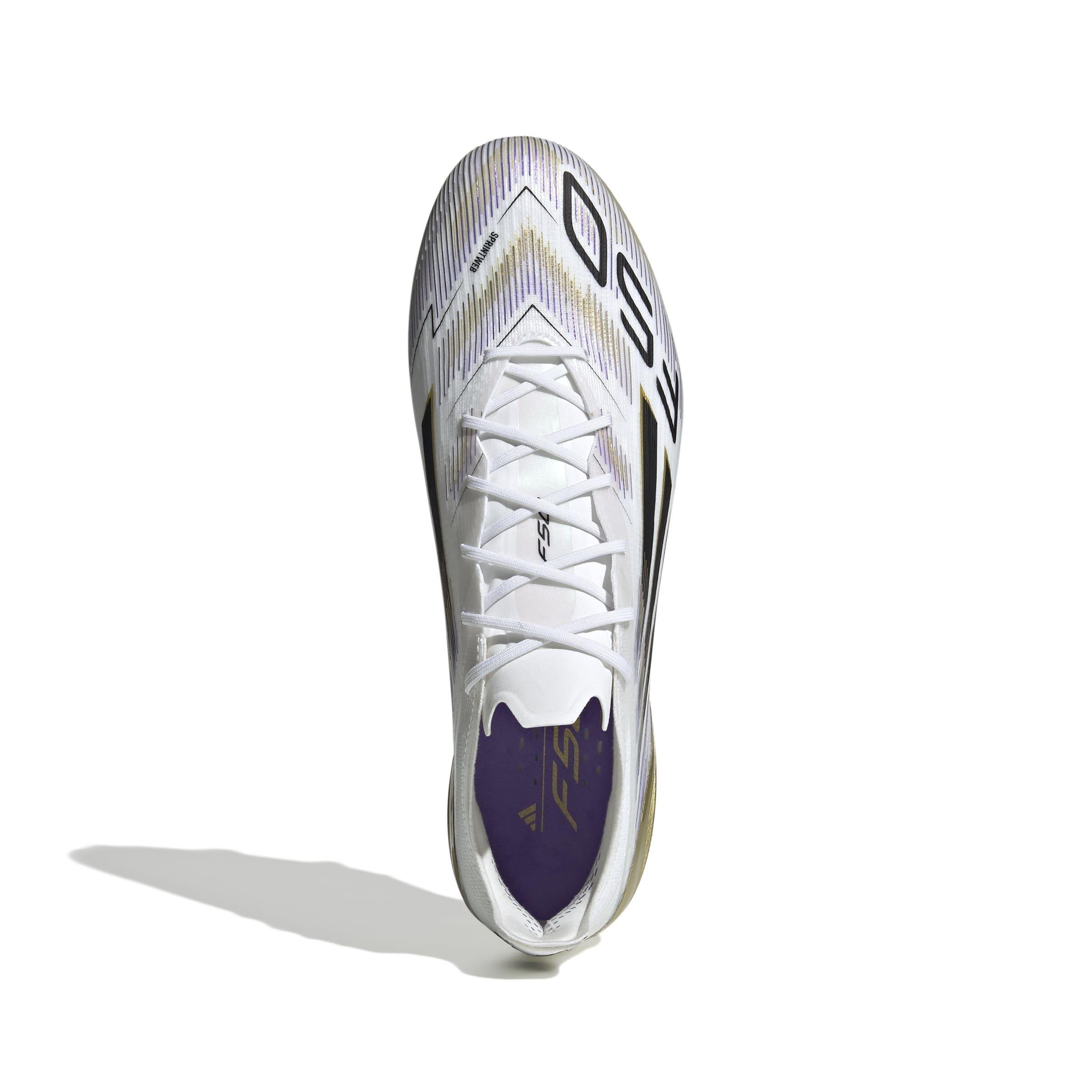Unisex F50 Elite Firm Ground Boots, White, , large image number 1