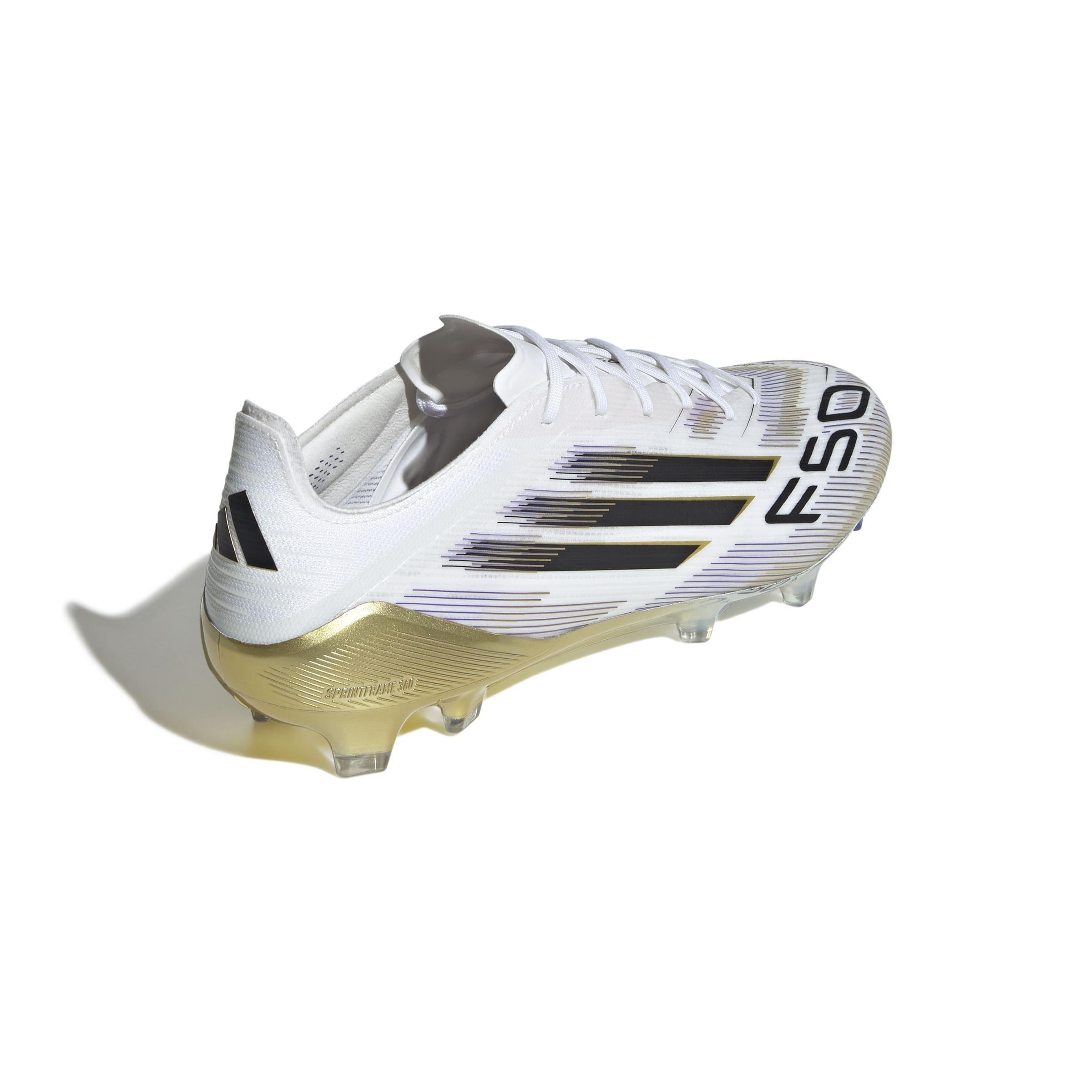 Unisex F50 Elite Firm Ground Boots, White, , large image number 3