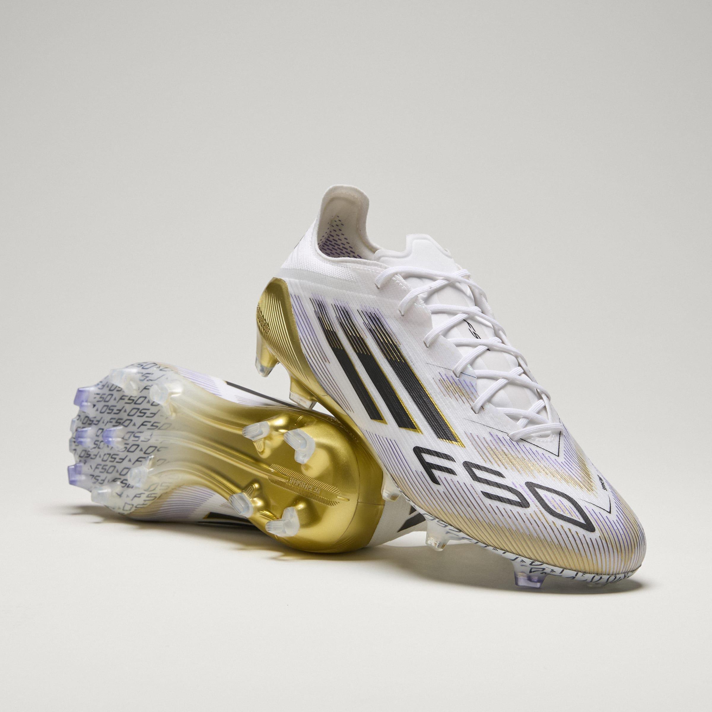 Unisex F50 Elite Firm Ground Boots, White, , large image number 12