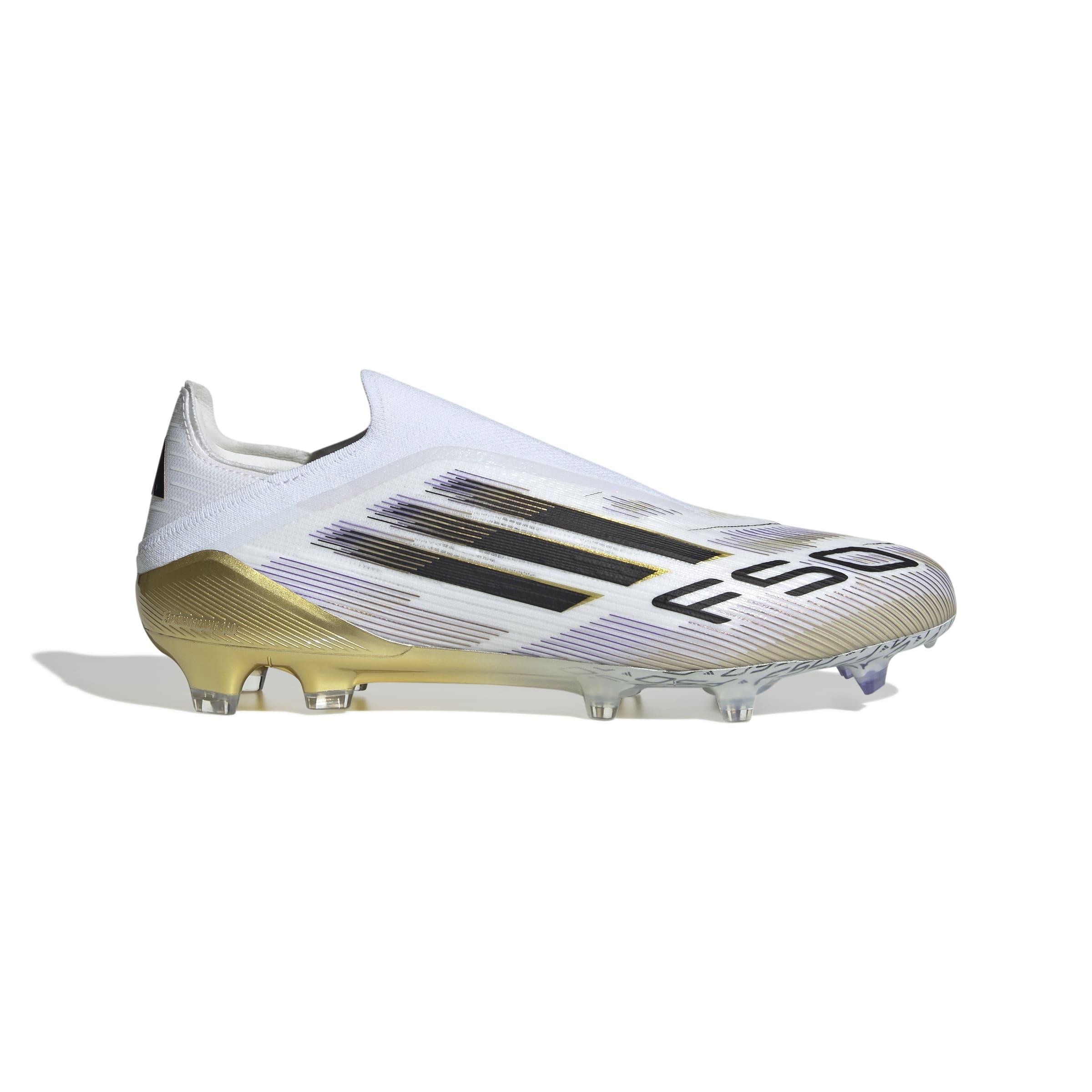 Unisex F50 Elite Laceless Firm Ground Boots, White, , large image number 0