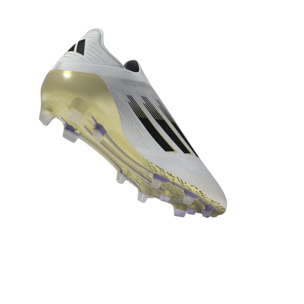 Unisex F50 Elite Laceless Firm Ground Boots, White, , large image number 7