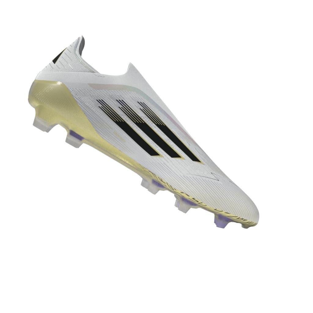 Unisex F50 Elite Laceless Firm Ground Boots, White, , large image number 10
