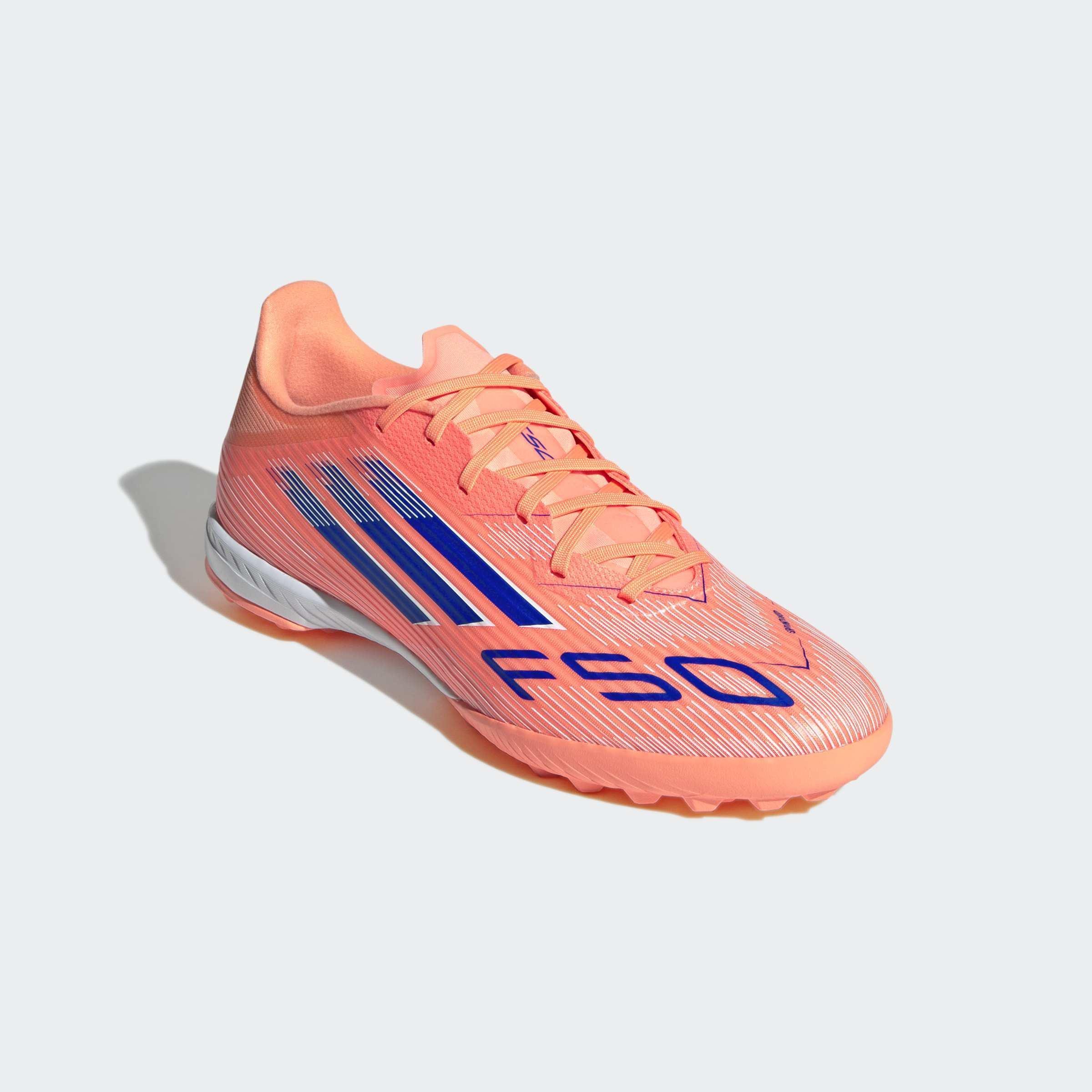 Unisex F50 League Turf Boots, Orange, A701_ONE, large image number 2