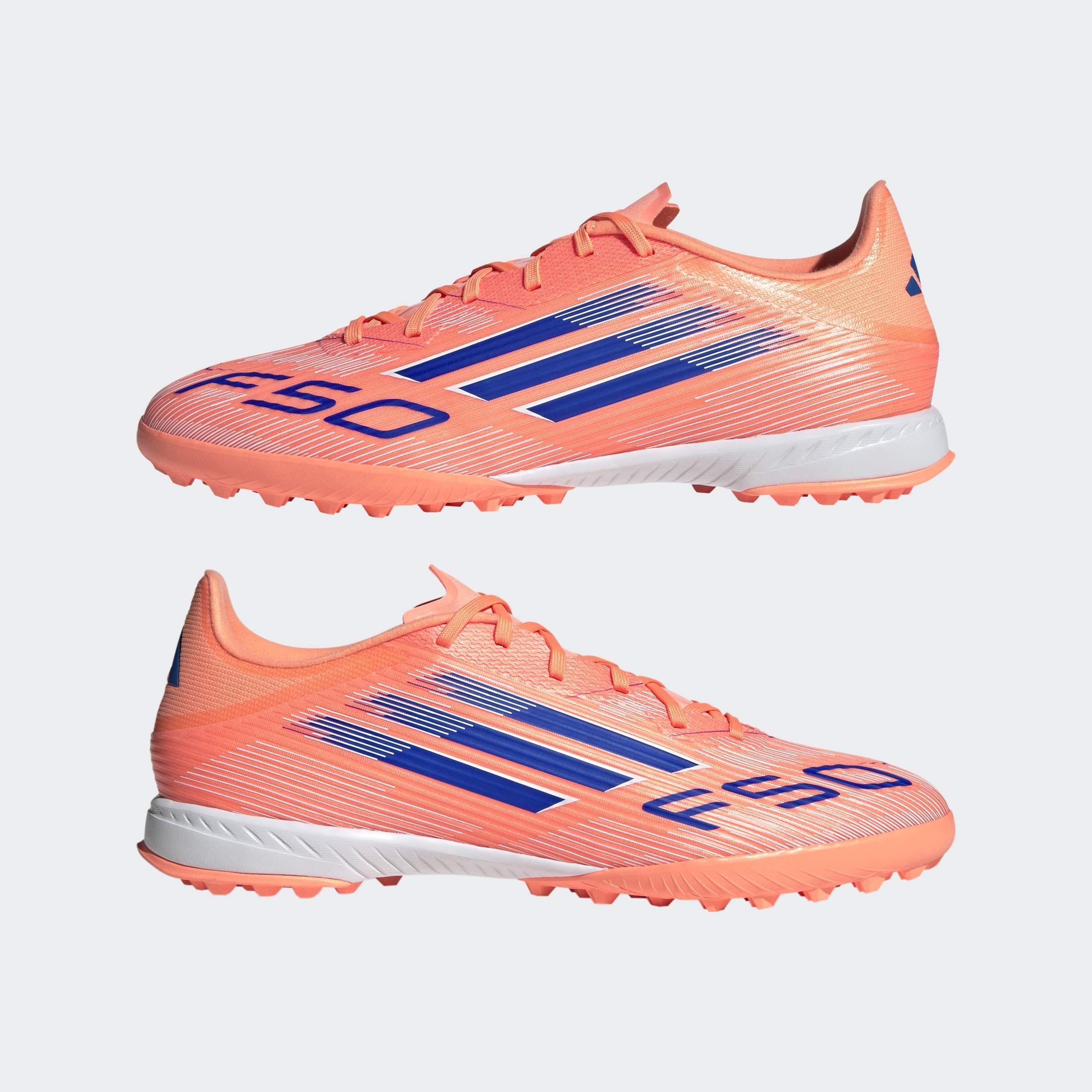 Unisex F50 League Turf Boots, Orange, A701_ONE, large image number 7