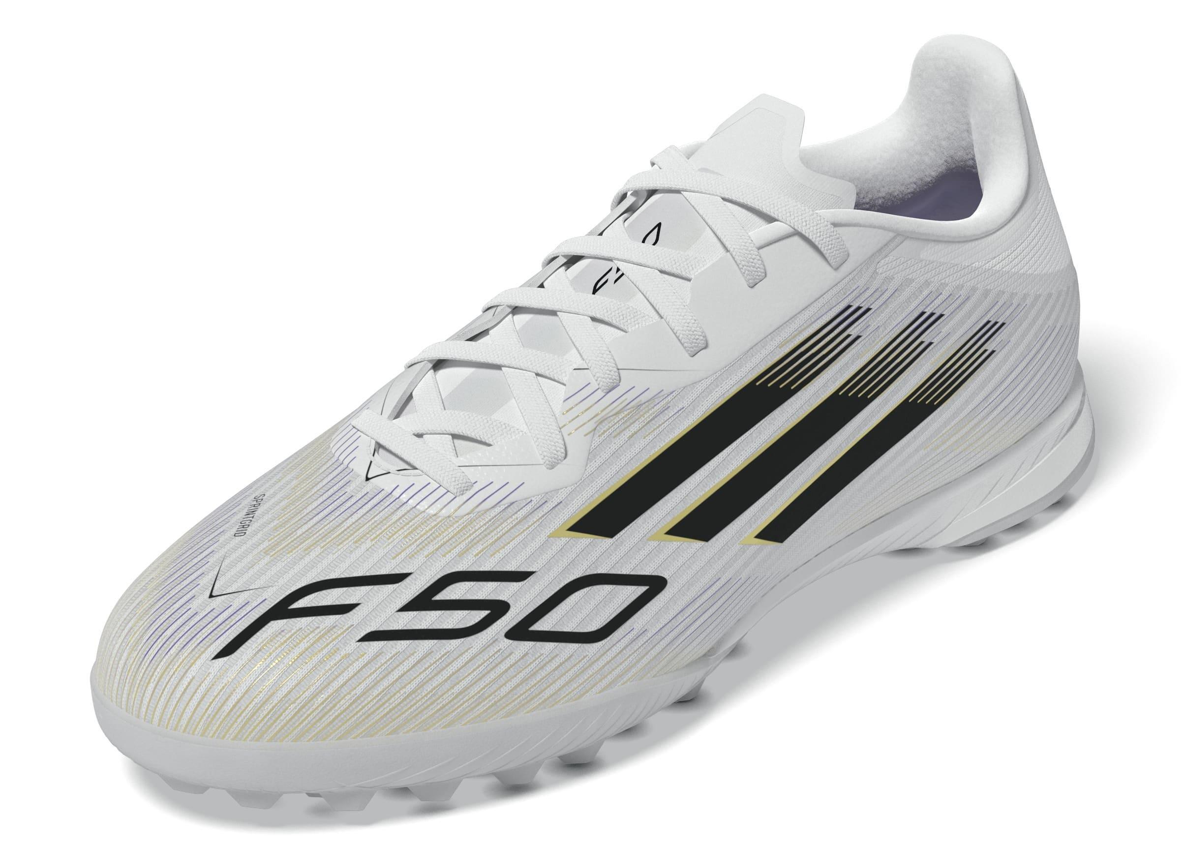Unisex F50 League Turf Boots, White, , large image number 7