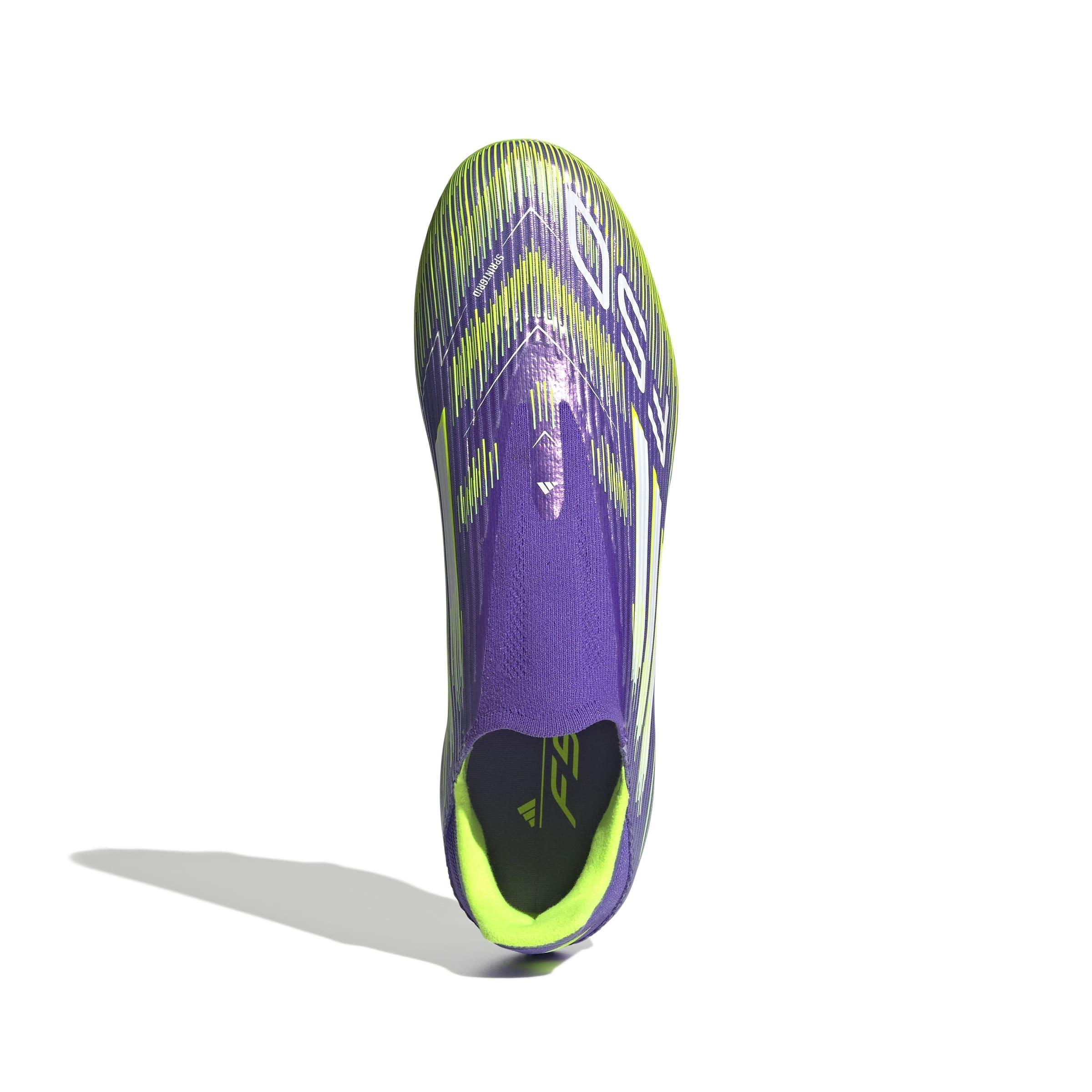 Unisex F50 League Laceless Firm/Multi-Ground Boots, Purple, , large image number 1