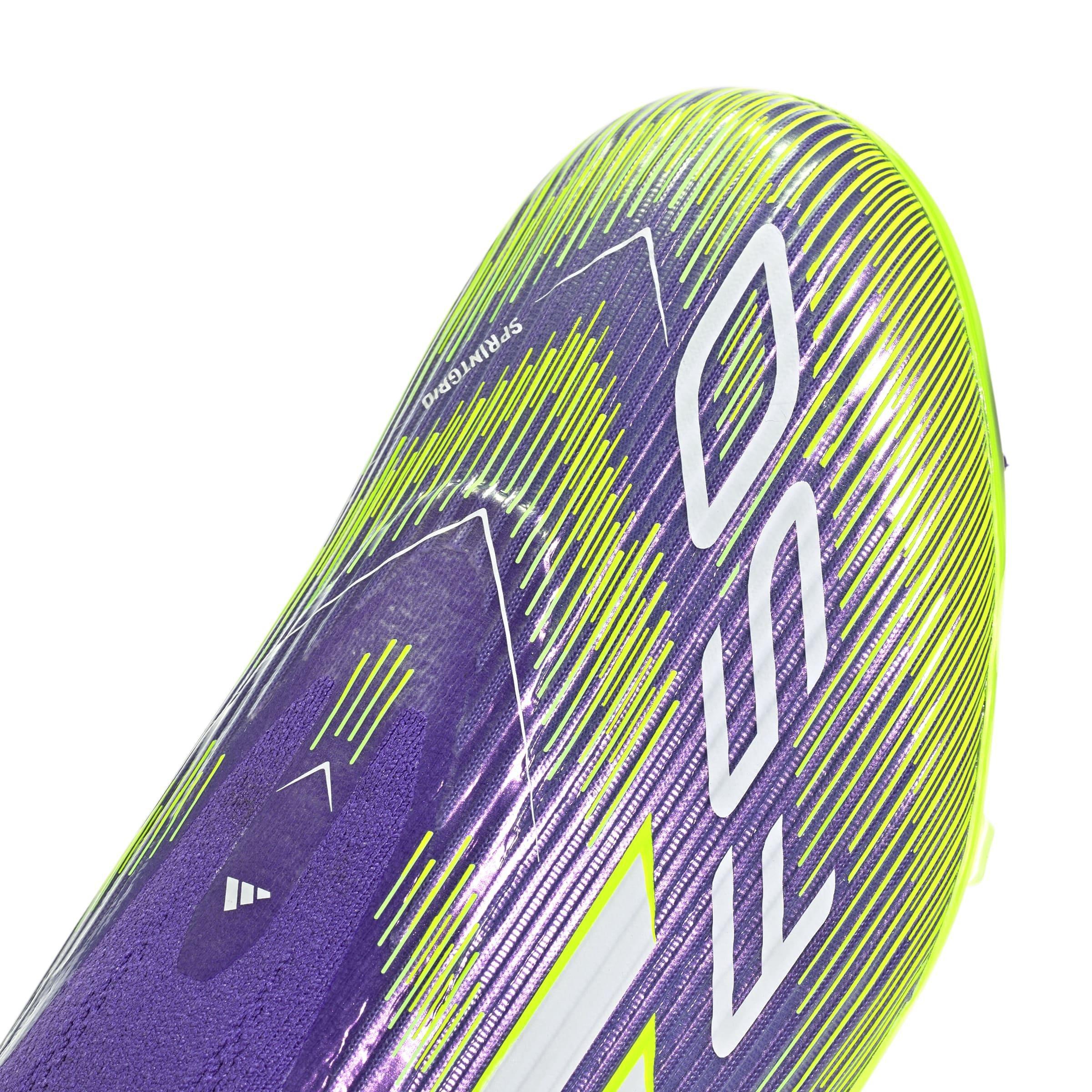 Unisex F50 League Laceless Firm/Multi-Ground Boots, Purple, , large image number 4