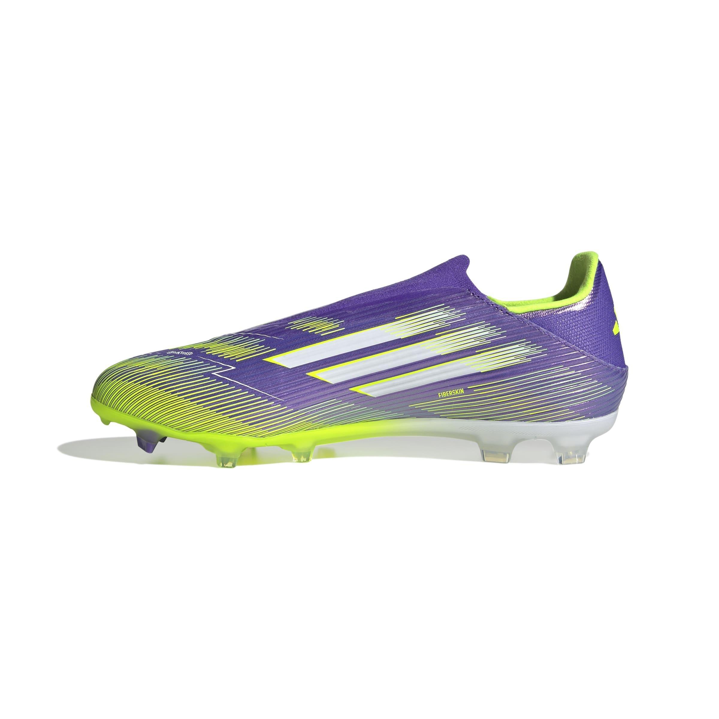 Unisex F50 League Laceless Firm/Multi-Ground Boots, Purple, , large image number 7