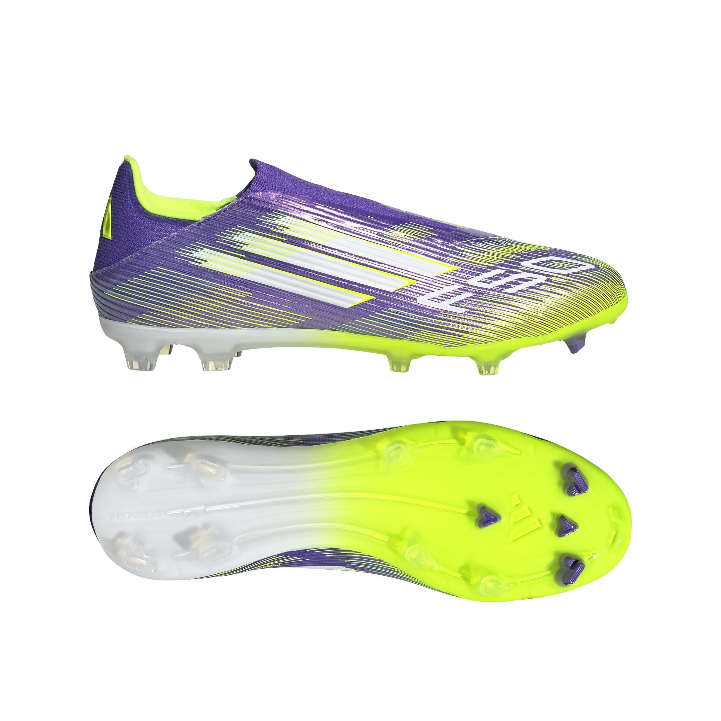 Unisex F50 League Laceless Firm/Multi-Ground Boots, Purple, , large image number 8