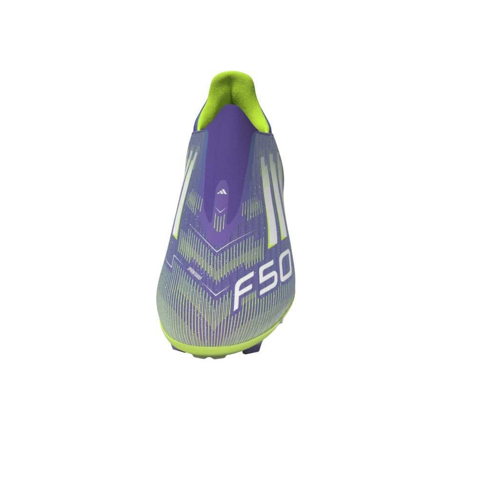 Unisex F50 League Laceless Firm/Multi-Ground Boots, Purple, , large image number 10