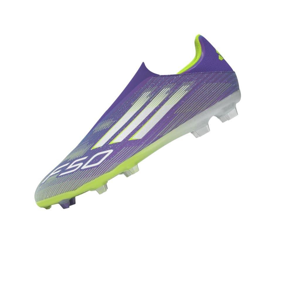 Unisex F50 League Laceless Firm/Multi-Ground Boots, Purple, , large image number 11