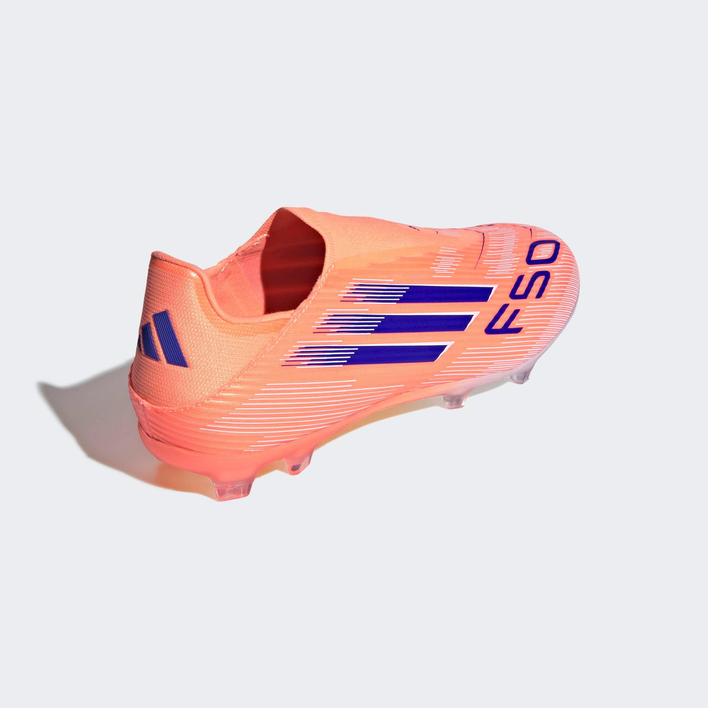 Unisex F50 League Laceless Firm/Multi-Ground Boots, Orange, A701_ONE, large image number 5