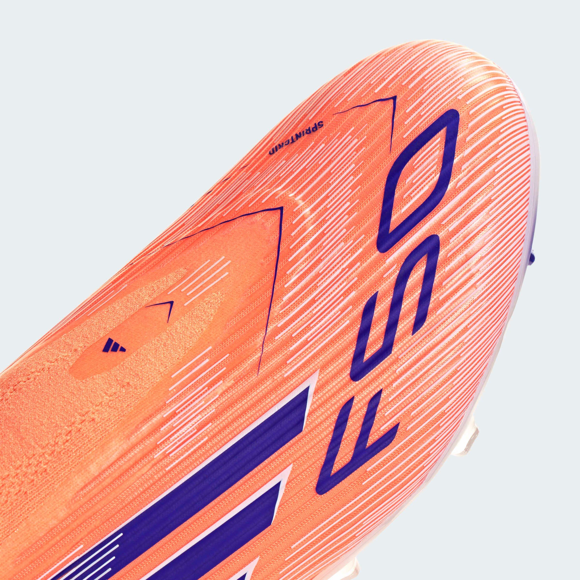 Unisex F50 League Laceless Firm/Multi-Ground Boots, Orange, A701_ONE, large image number 7
