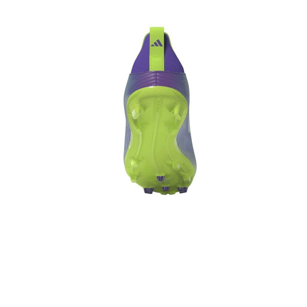 Kids Unisex F50 League Laceless Firm/Multi-Ground Boots, Purple, , large image number 13