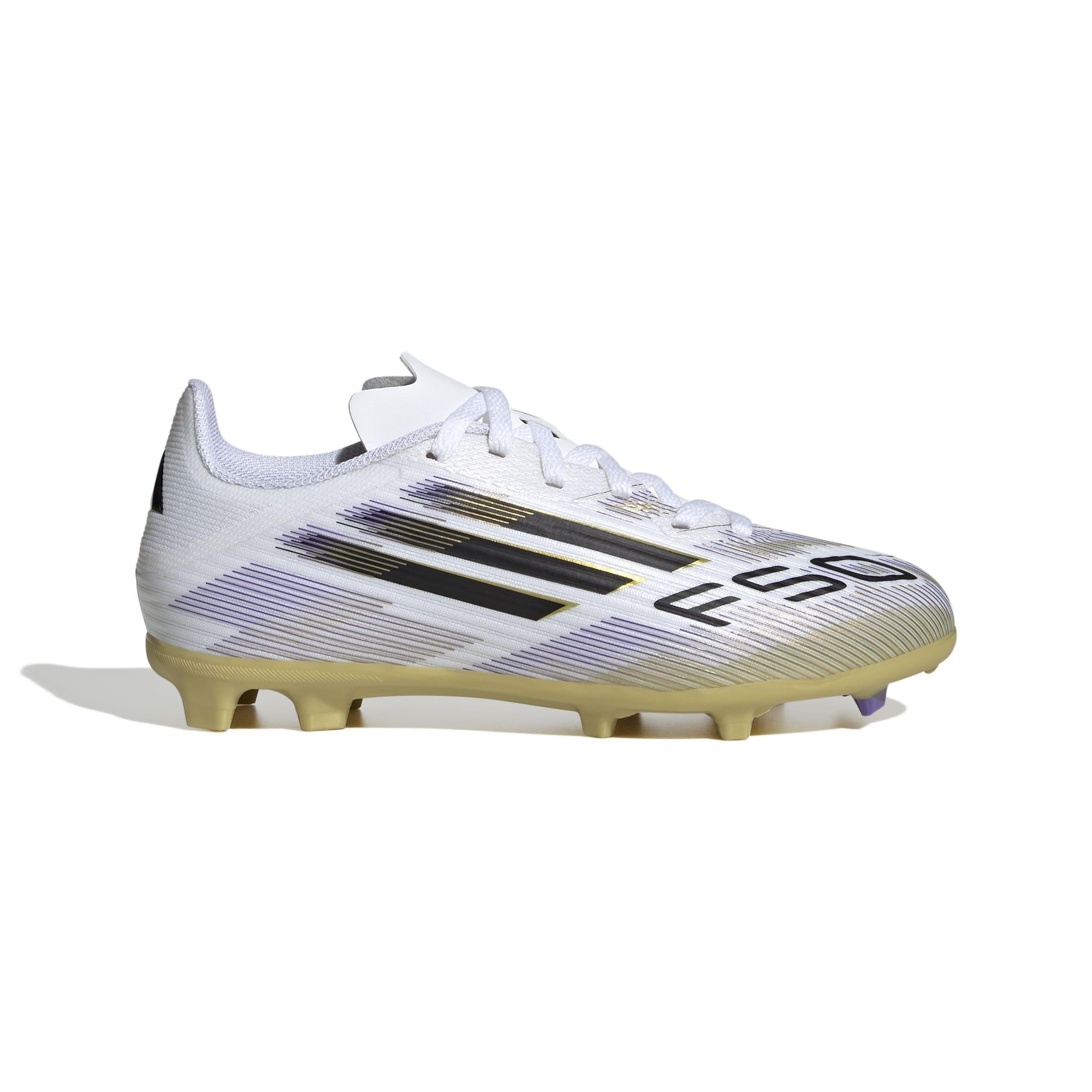 Kids Unisex F50 League Firm/Multi-Ground Boots, White, , large image number 0