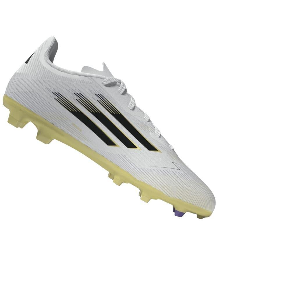 Kids Unisex F50 League Firm/Multi-Ground Boots, White, , large image number 10