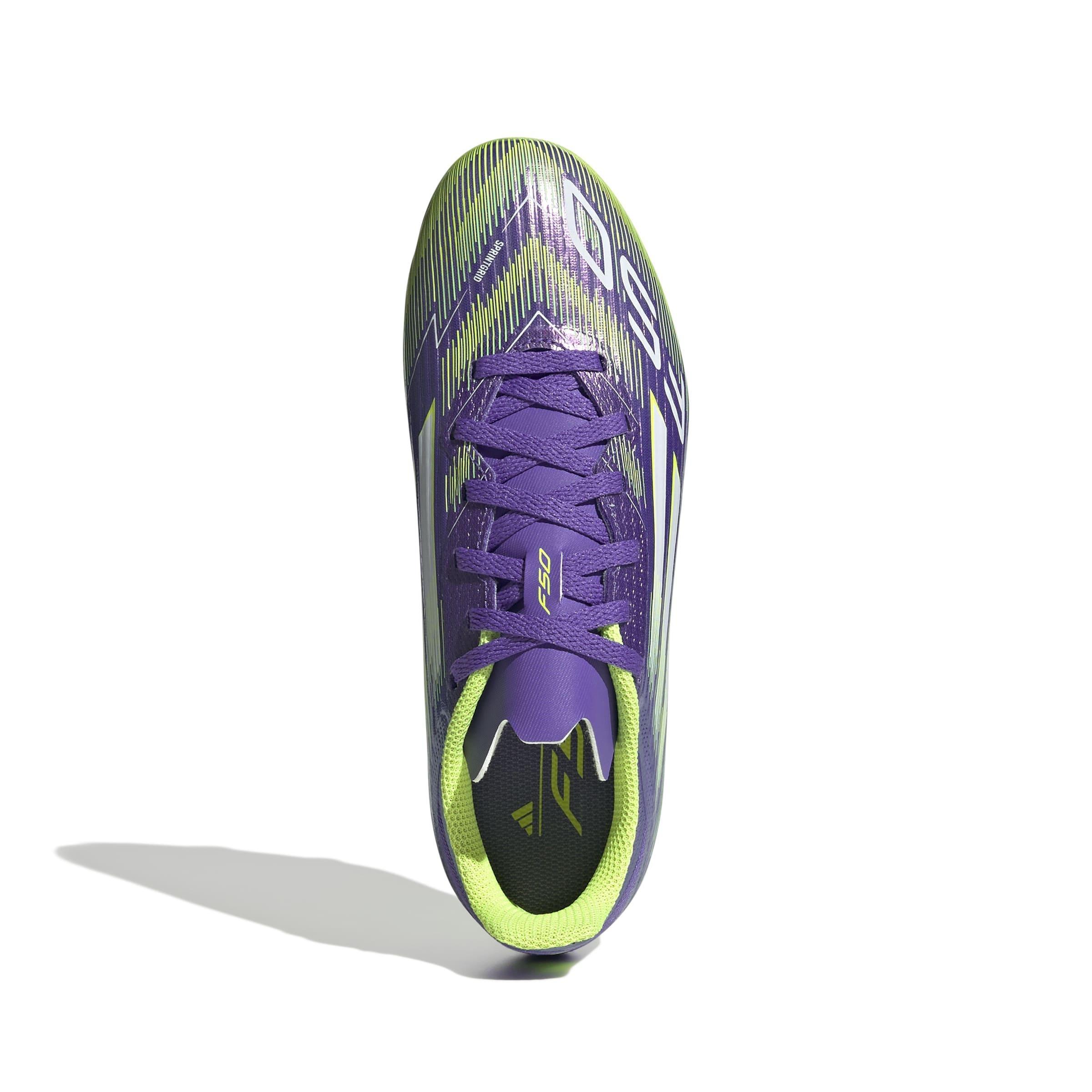 Kids Unisex F50 League Firm/Multi-Ground Boots, Purple, , large image number 1