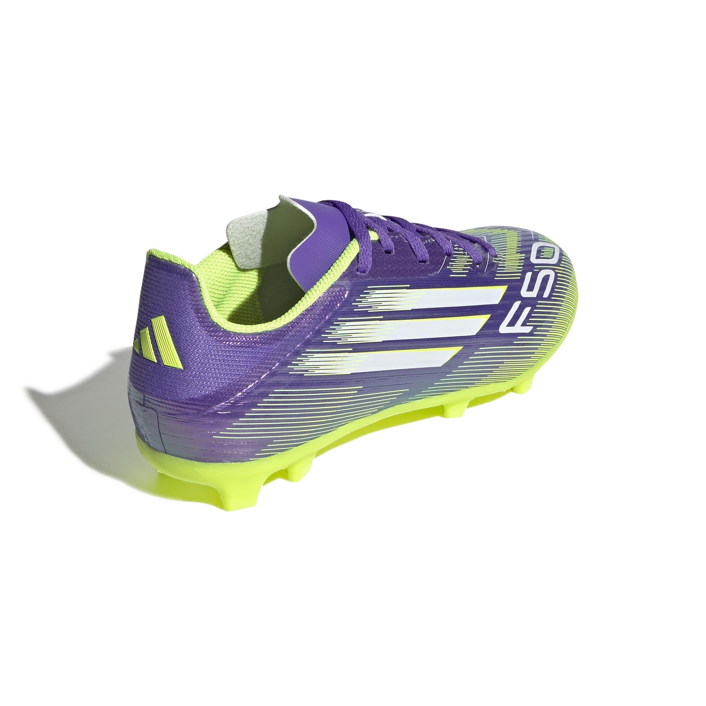 Kids Unisex F50 League Firm/Multi-Ground Boots, Purple, , large image number 3