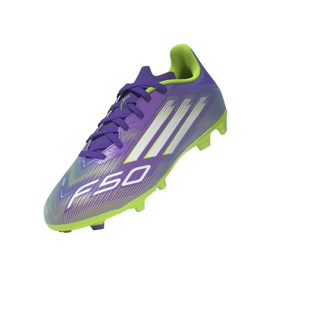 Kids Unisex F50 League Firm/Multi-Ground Boots, Purple, , large image number 7
