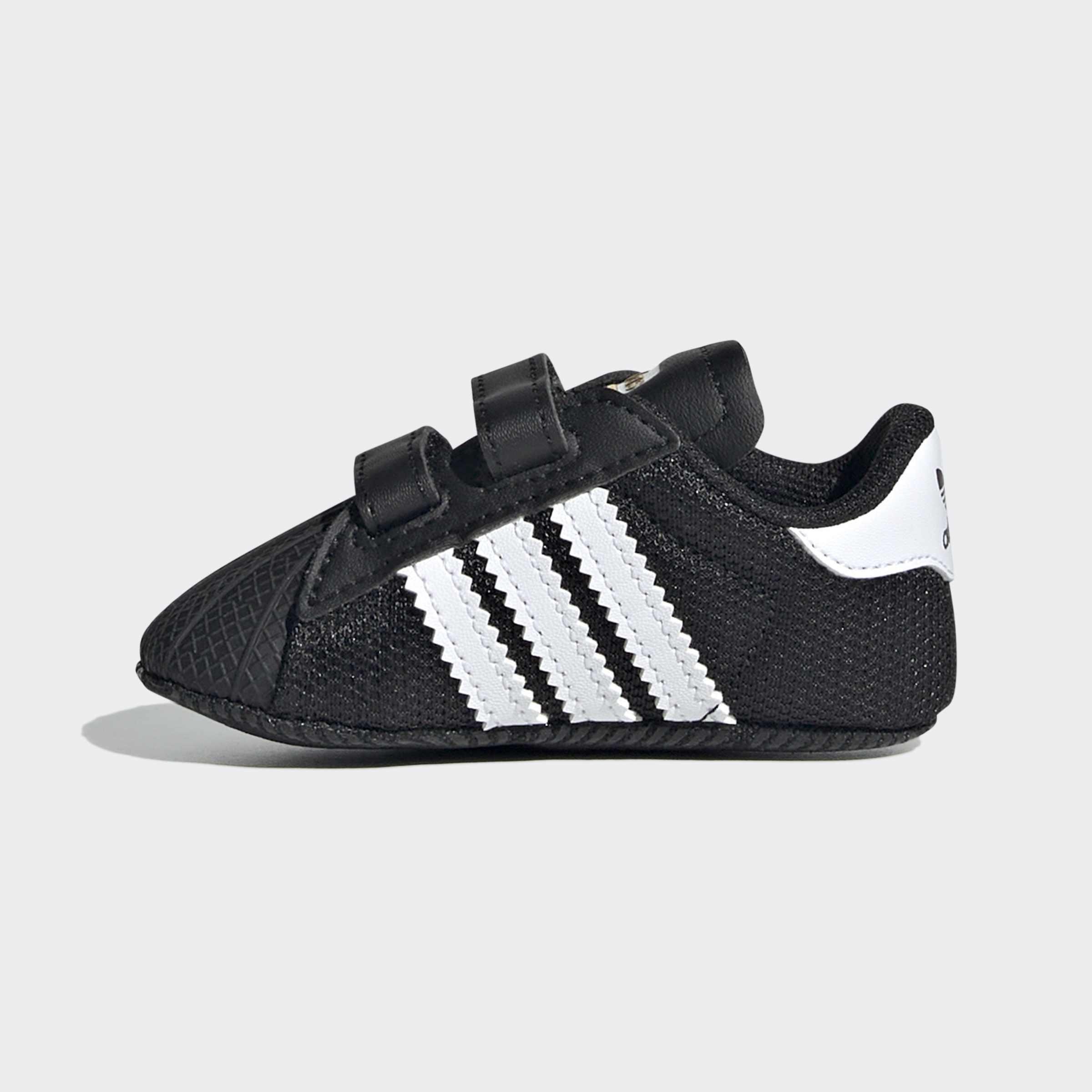 Kids Unisex Superstar Shoes, Black, A701_ONE, large image number 6