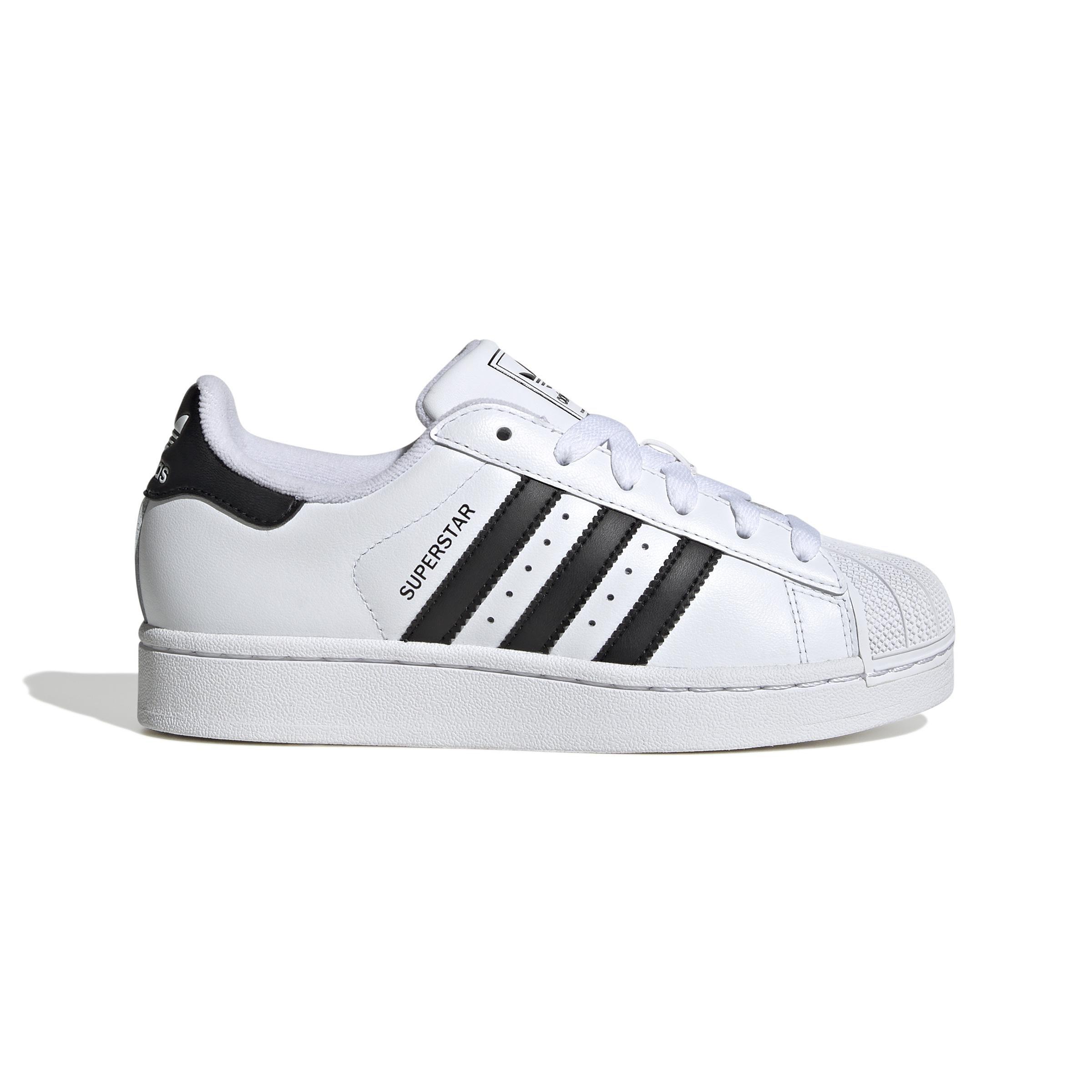 Kids Unisex Superstar II Shoes, White, A701_ONE, medium