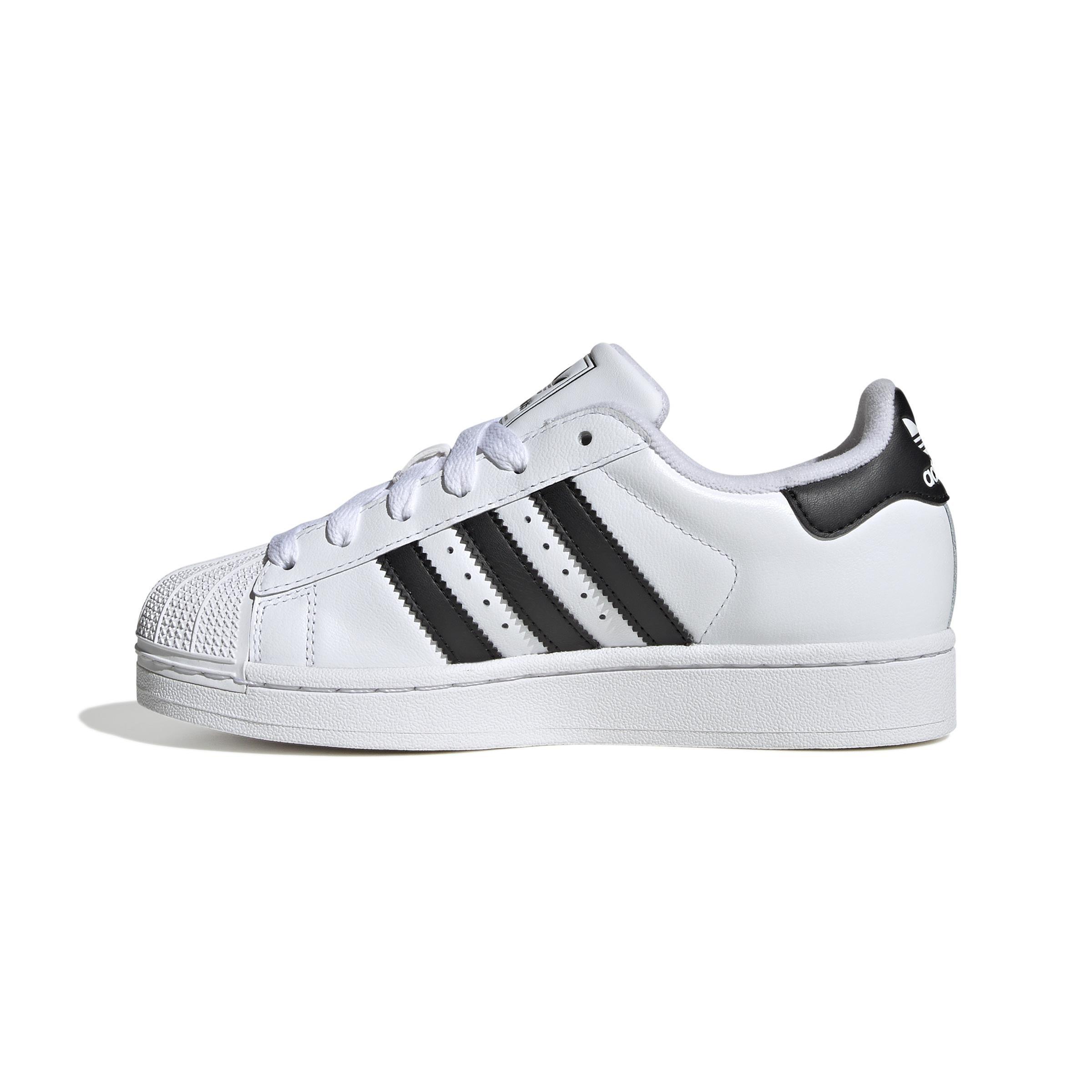 Kids Unisex Superstar II Shoes, White, A701_ONE, large image number 8