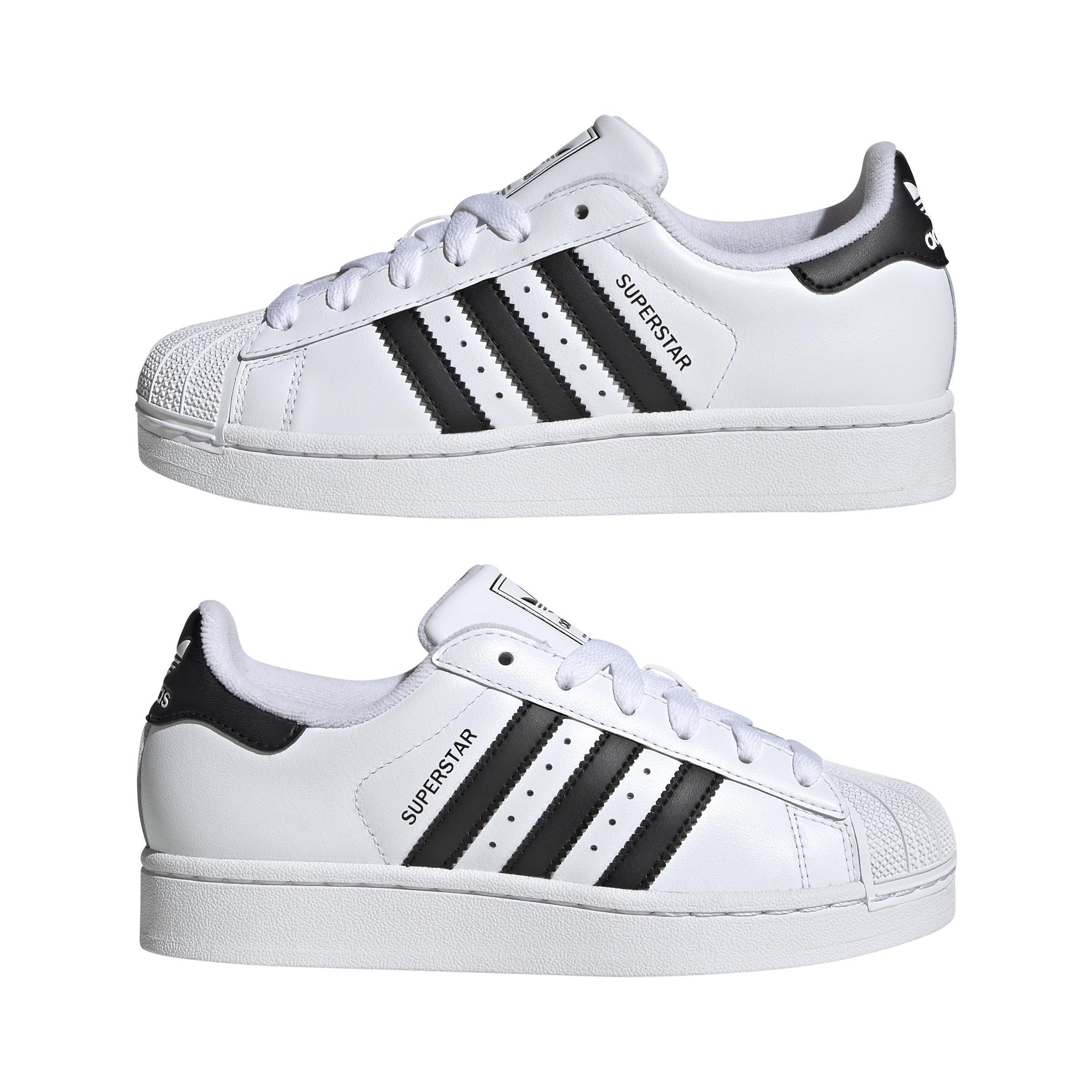 Kids Unisex Superstar II Shoes, White, A701_ONE, large image number 12