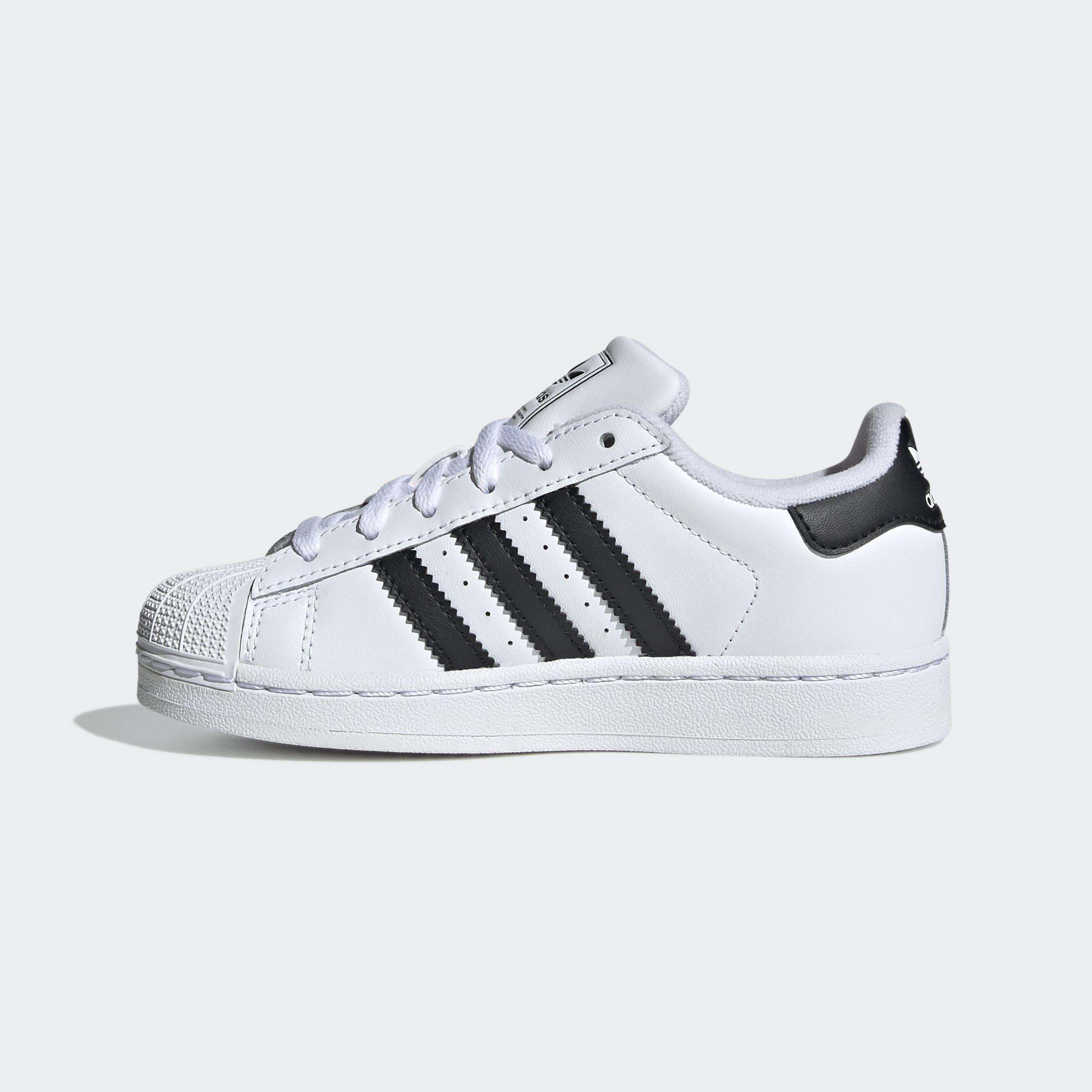 Kids Unisex Superstar II shoes, White, A701_ONE, large image number 7