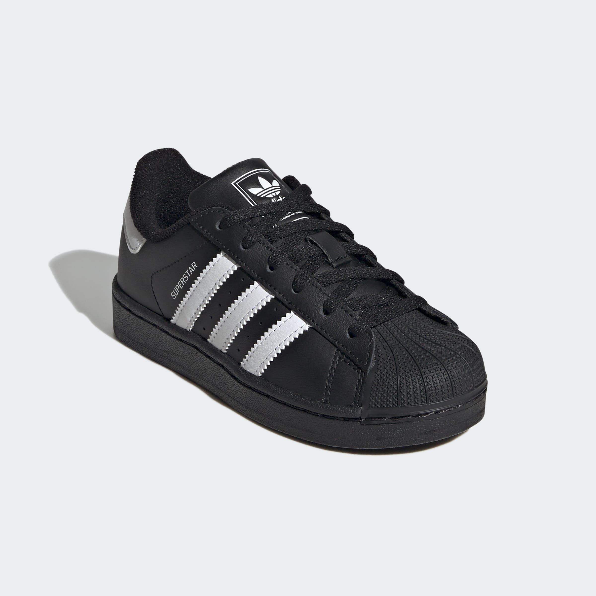 Kids Unisex Superstar II shoes, Black, A701_ONE, large image number 2