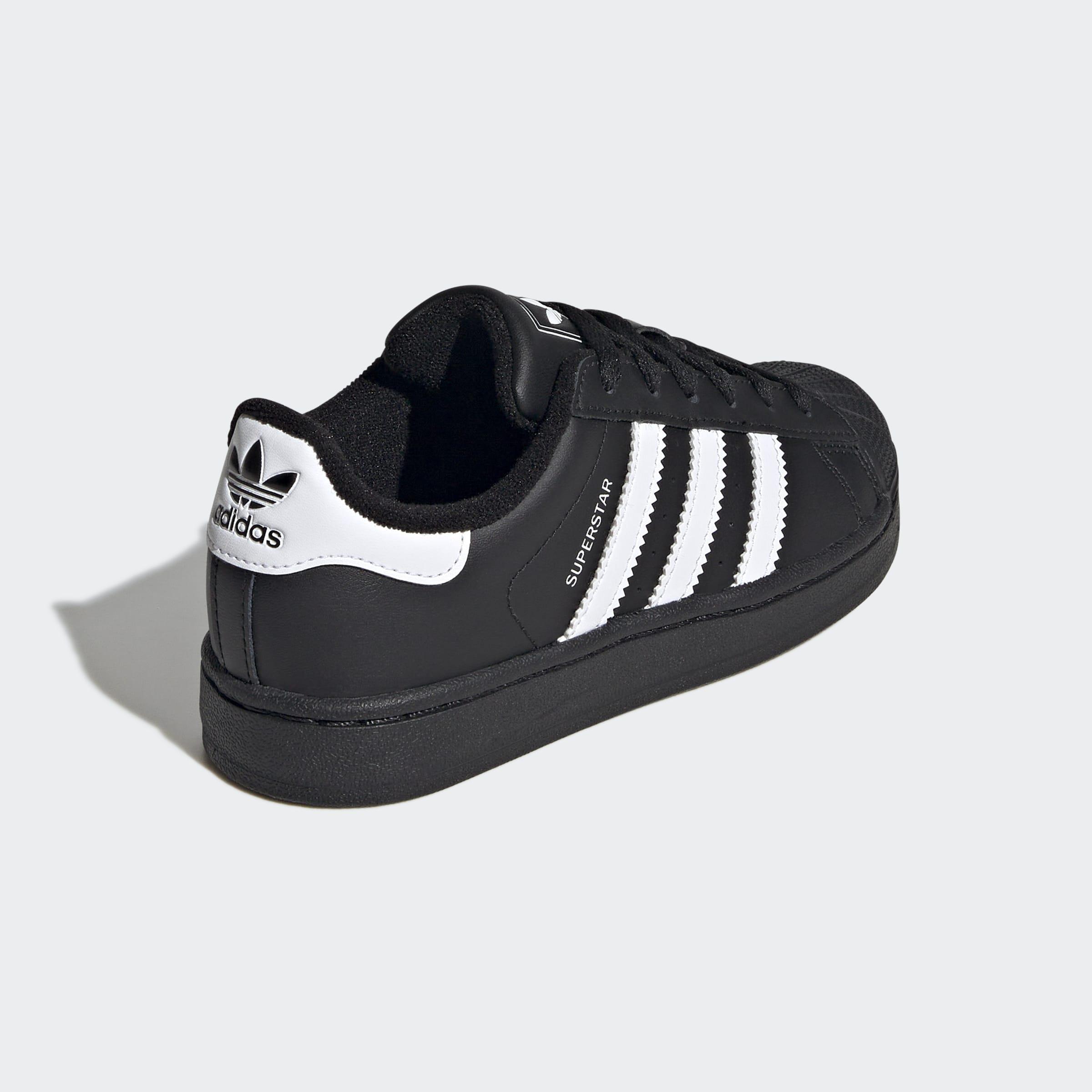 Kids Unisex Superstar II shoes, Black, A701_ONE, large image number 3
