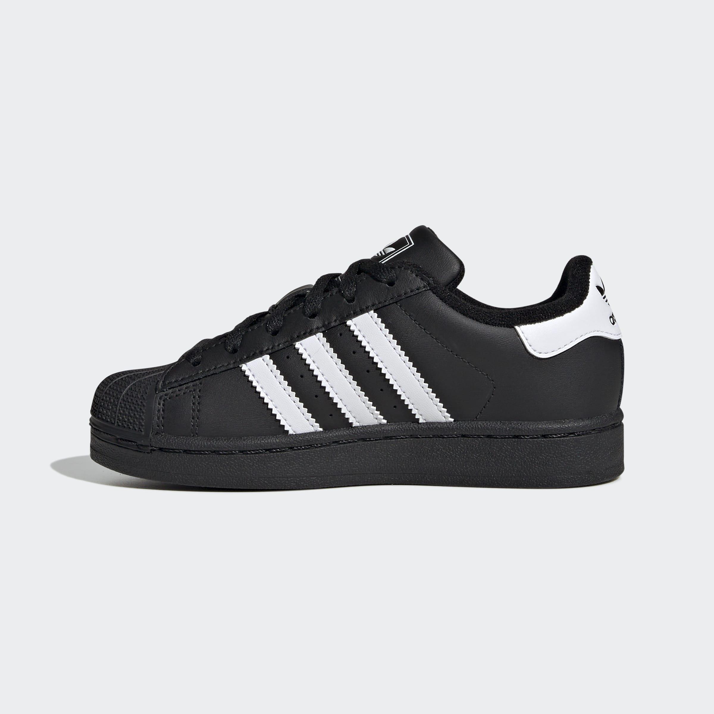 Kids Unisex Superstar II shoes, Black, A701_ONE, large image number 6