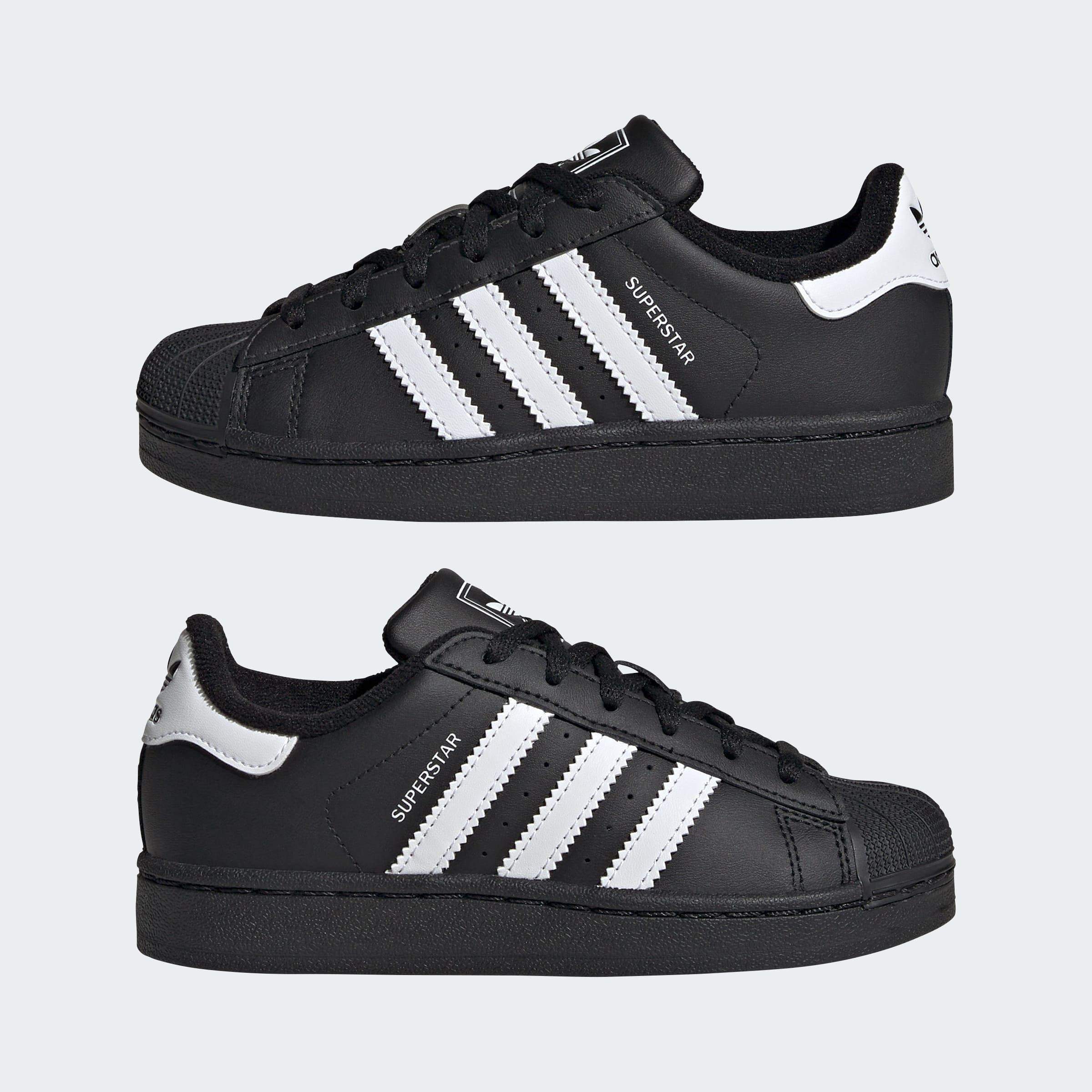 Kids Unisex Superstar II shoes, Black, A701_ONE, large image number 8