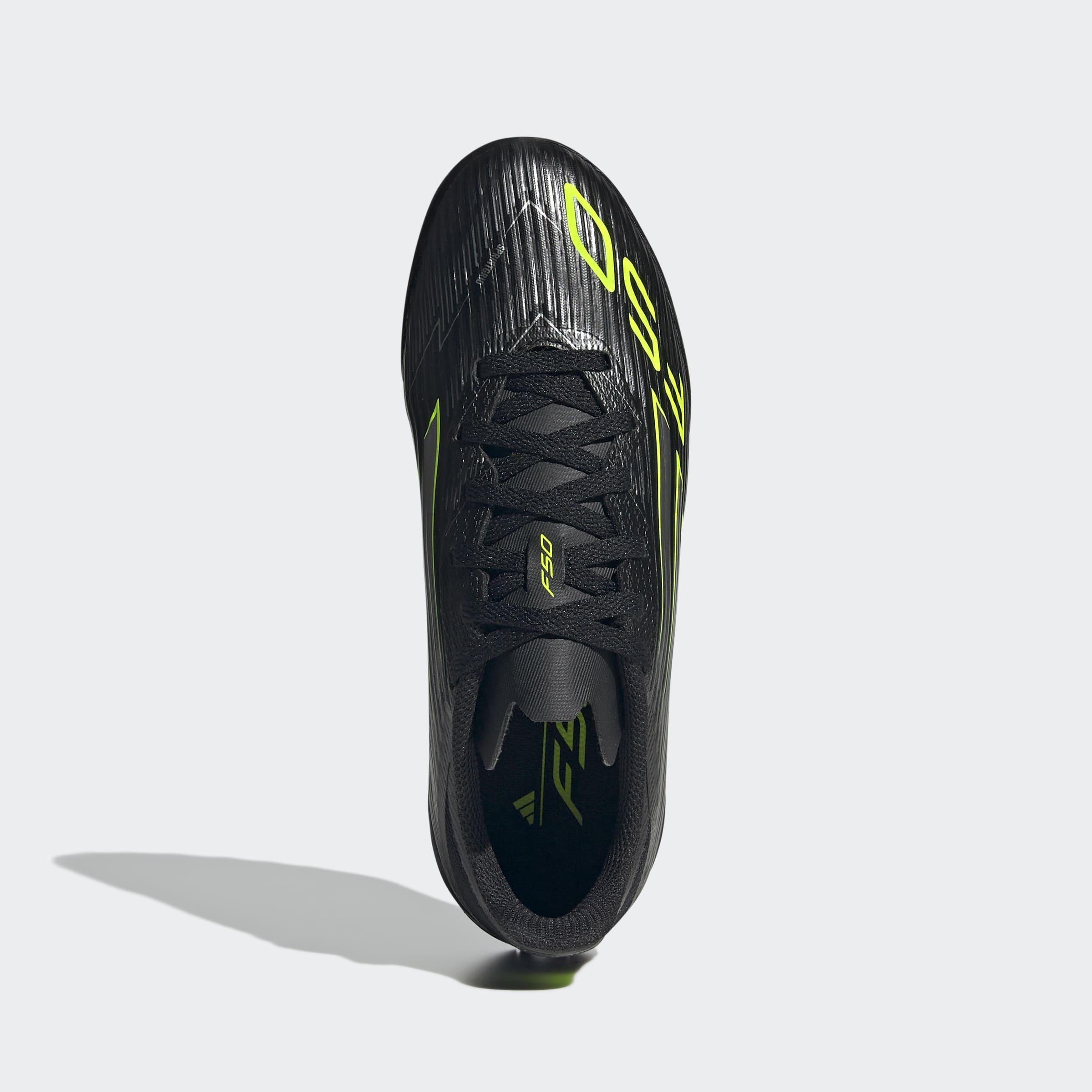 Kids Unisex F50 League Turf Boots, Black, A701_ONE, large image number 1