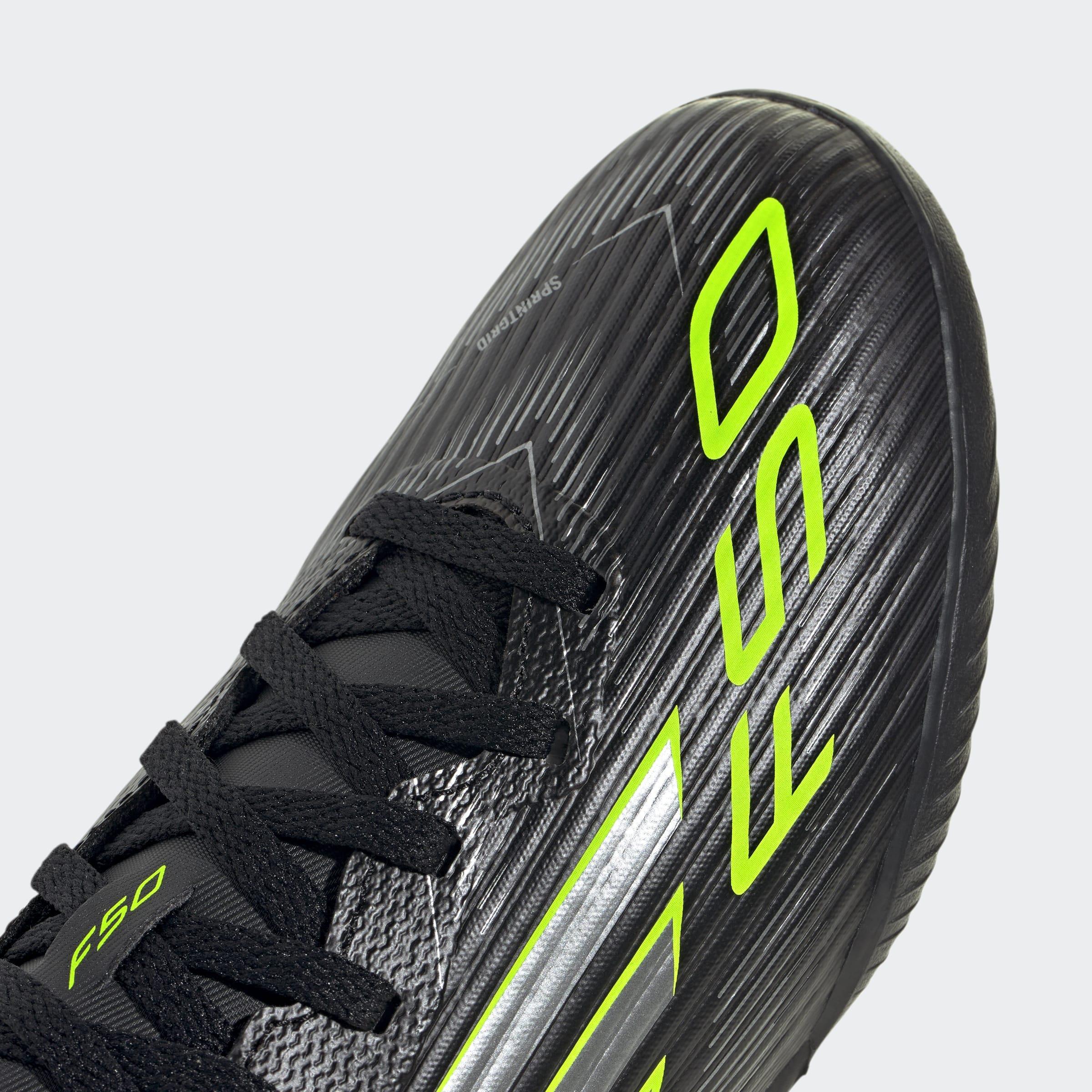 Kids Unisex F50 League Turf Boots, Black, A701_ONE, large image number 4