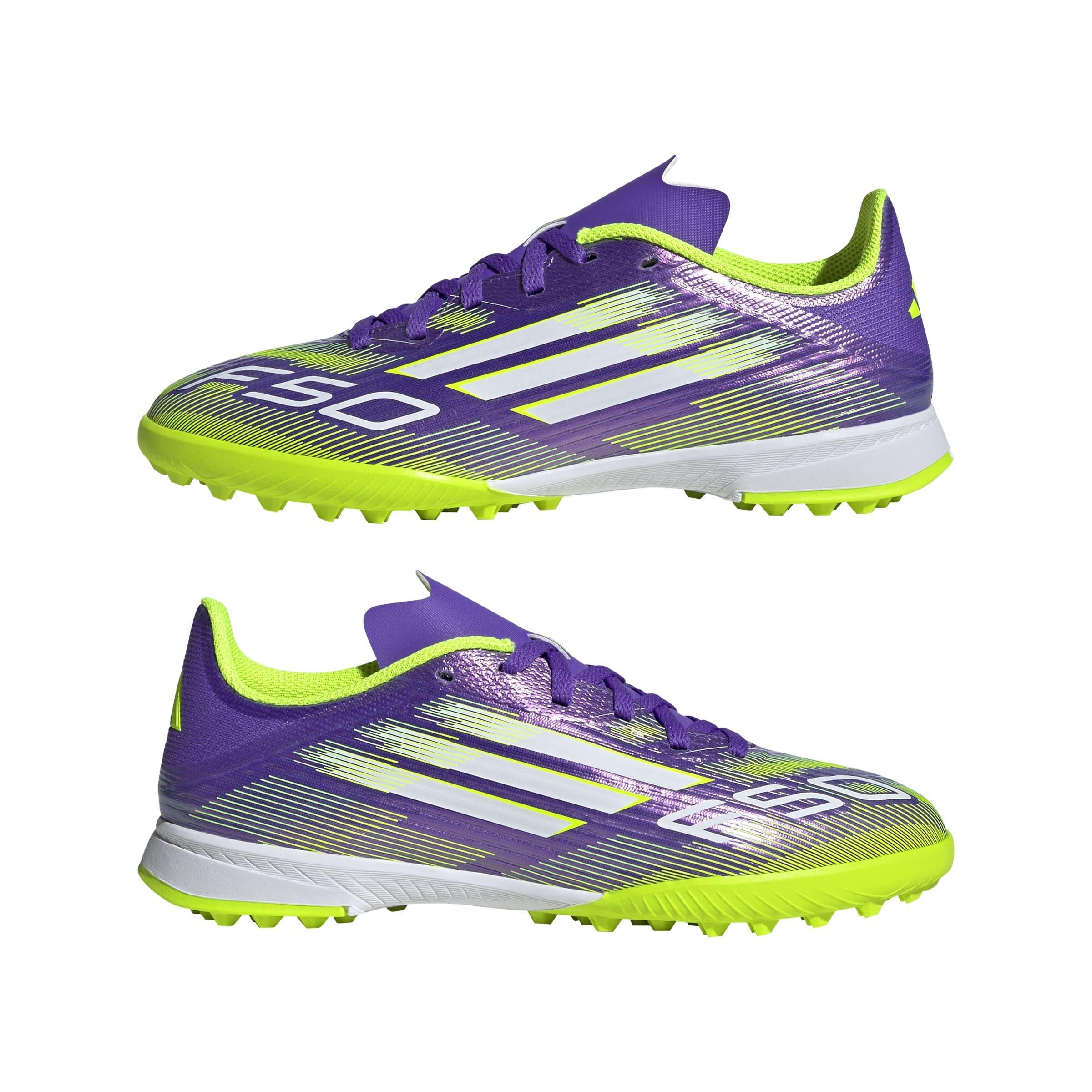 Kids Unisex F50 League Turf Boots, Purple, , large image number 9