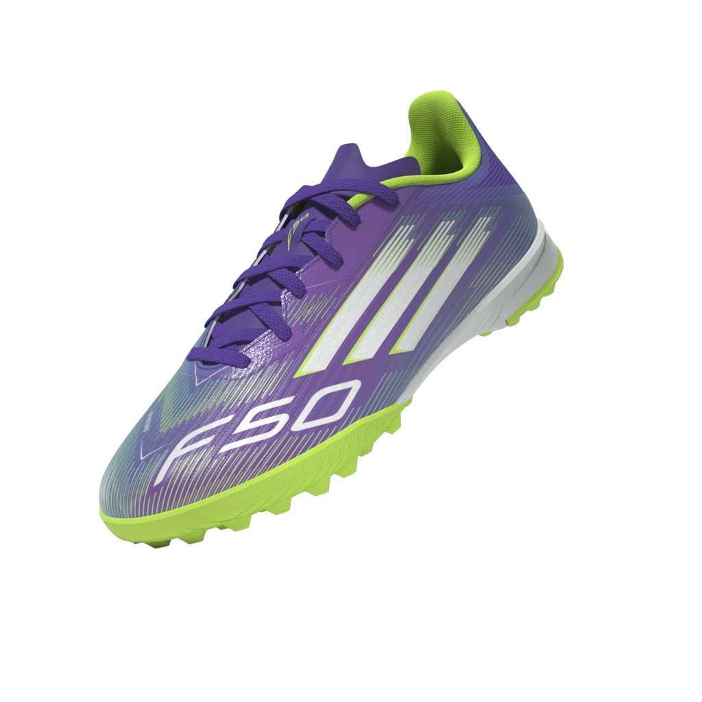 Kids Unisex F50 League Turf Boots, Purple, , large image number 13