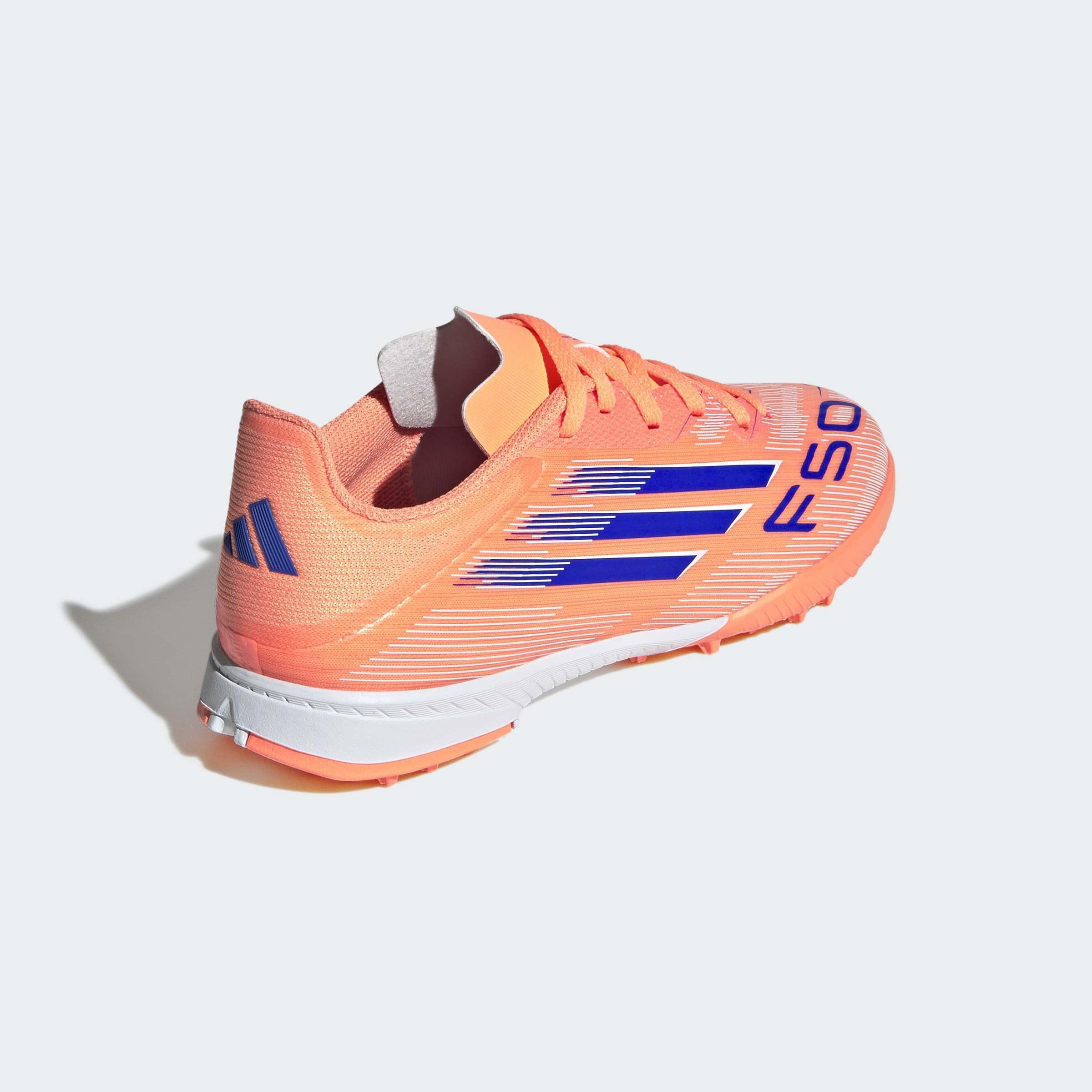 Kids Unisex F50 League Turf Boots, Orange, A701_ONE, large image number 3
