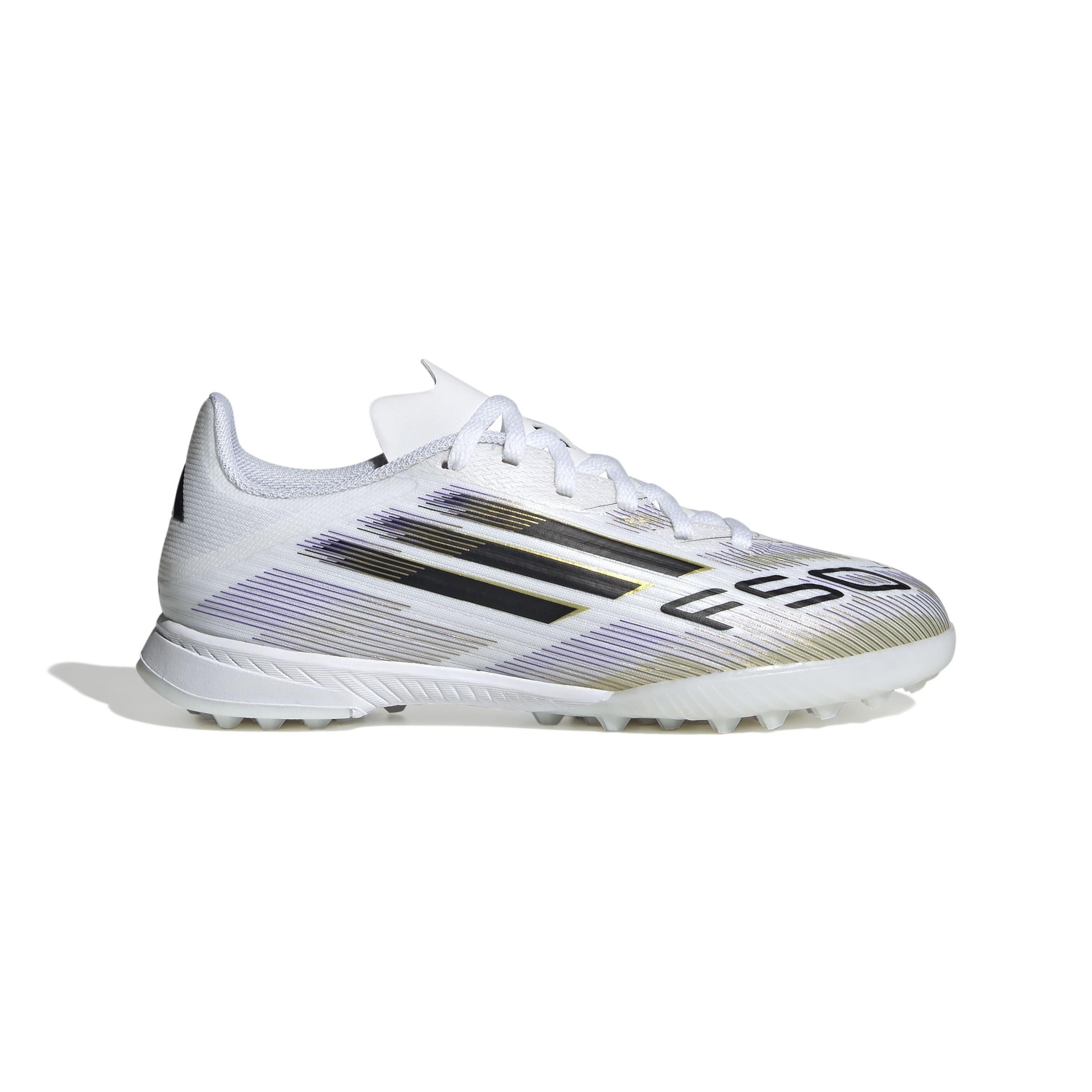 Kids Unisex F50 League Turf Boots, White, , large image number 0