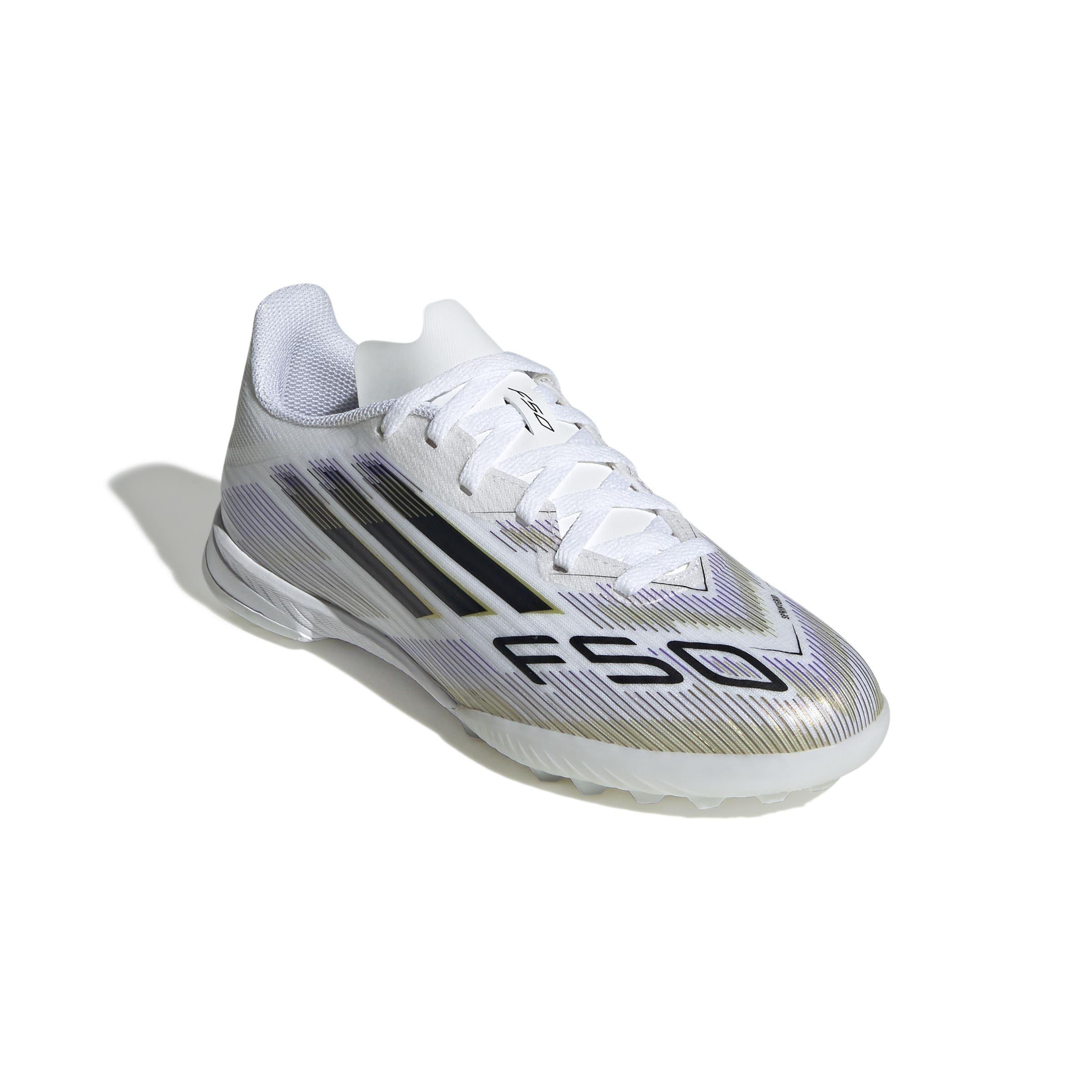 Kids Unisex F50 League Turf Boots, White, , large image number 2