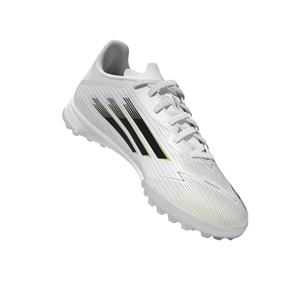 Kids Unisex F50 League Turf Boots, White, , large image number 7