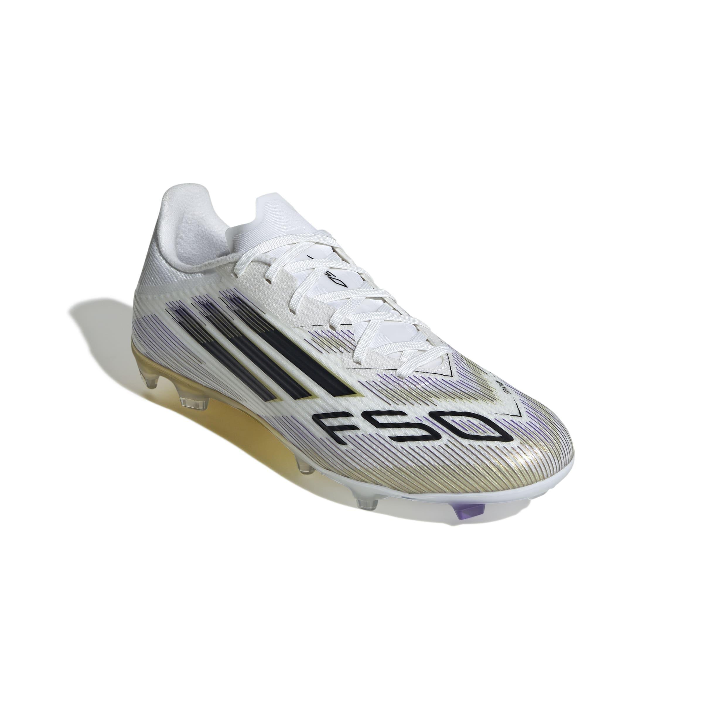 Unisex F50 League Firm/Multi-Ground Boots, White, , large image number 2