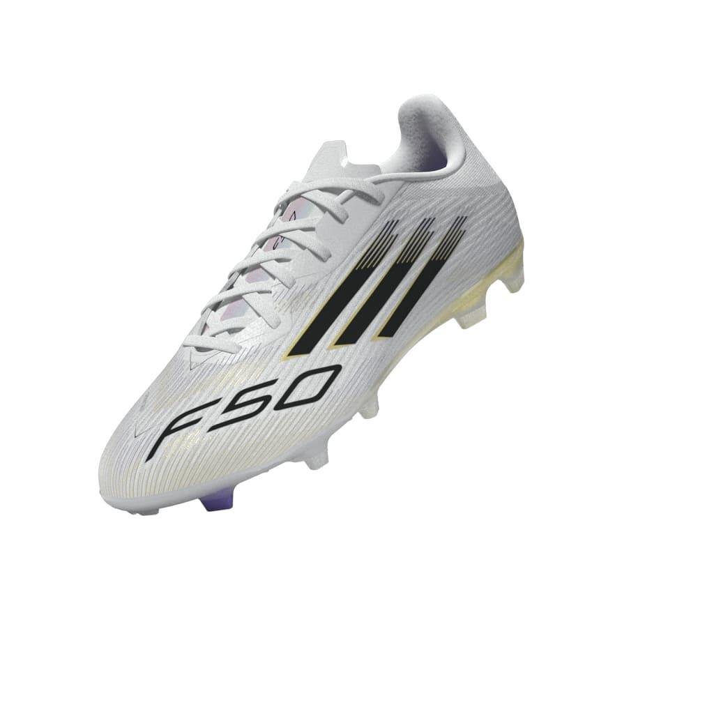 Unisex F50 League Firm/Multi-Ground Boots, White, , large image number 8