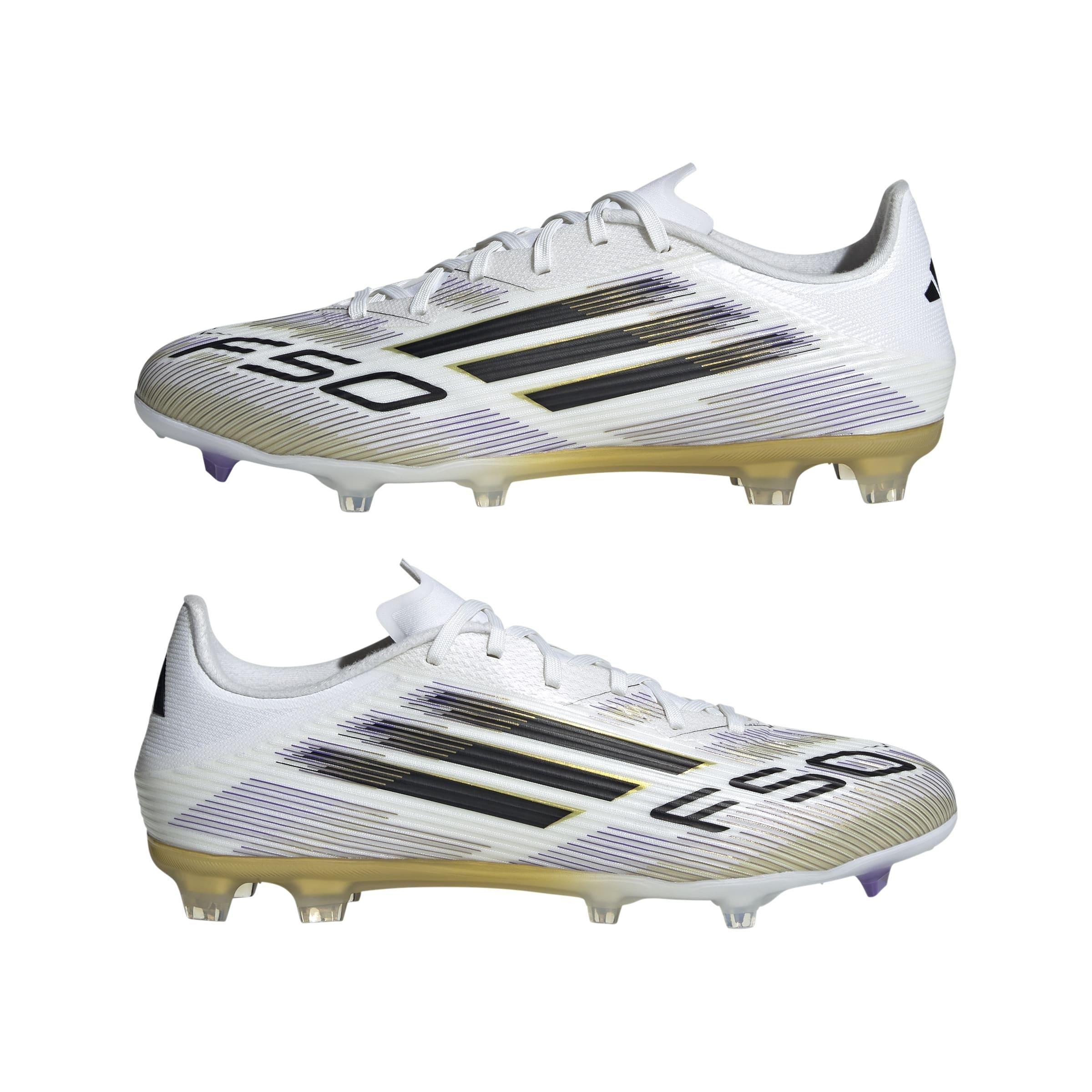 Unisex F50 League Firm/Multi-Ground Boots, White, A701_ONE, large image number 12