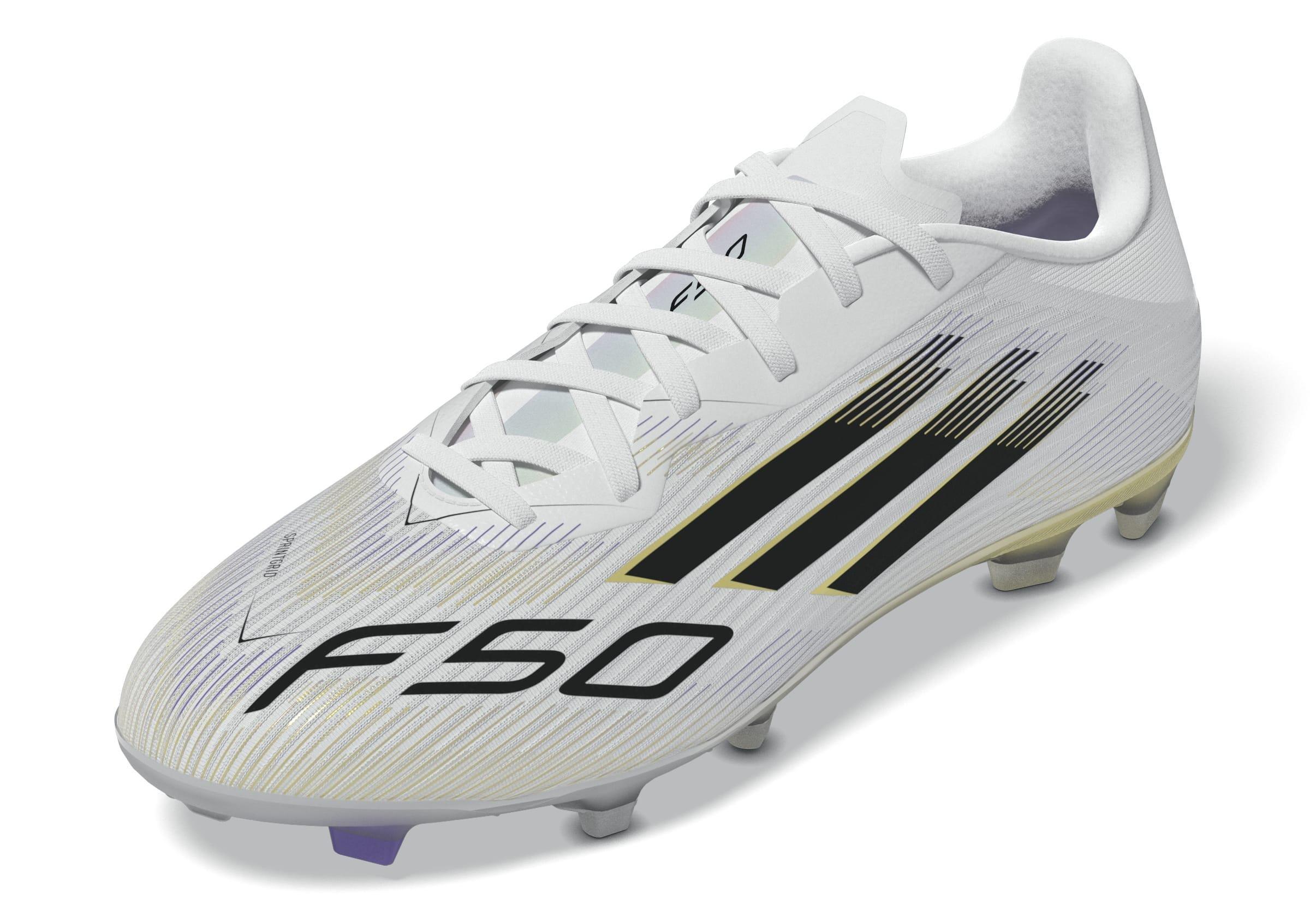 Unisex F50 League Firm/Multi-Ground Boots, White, , large image number 13