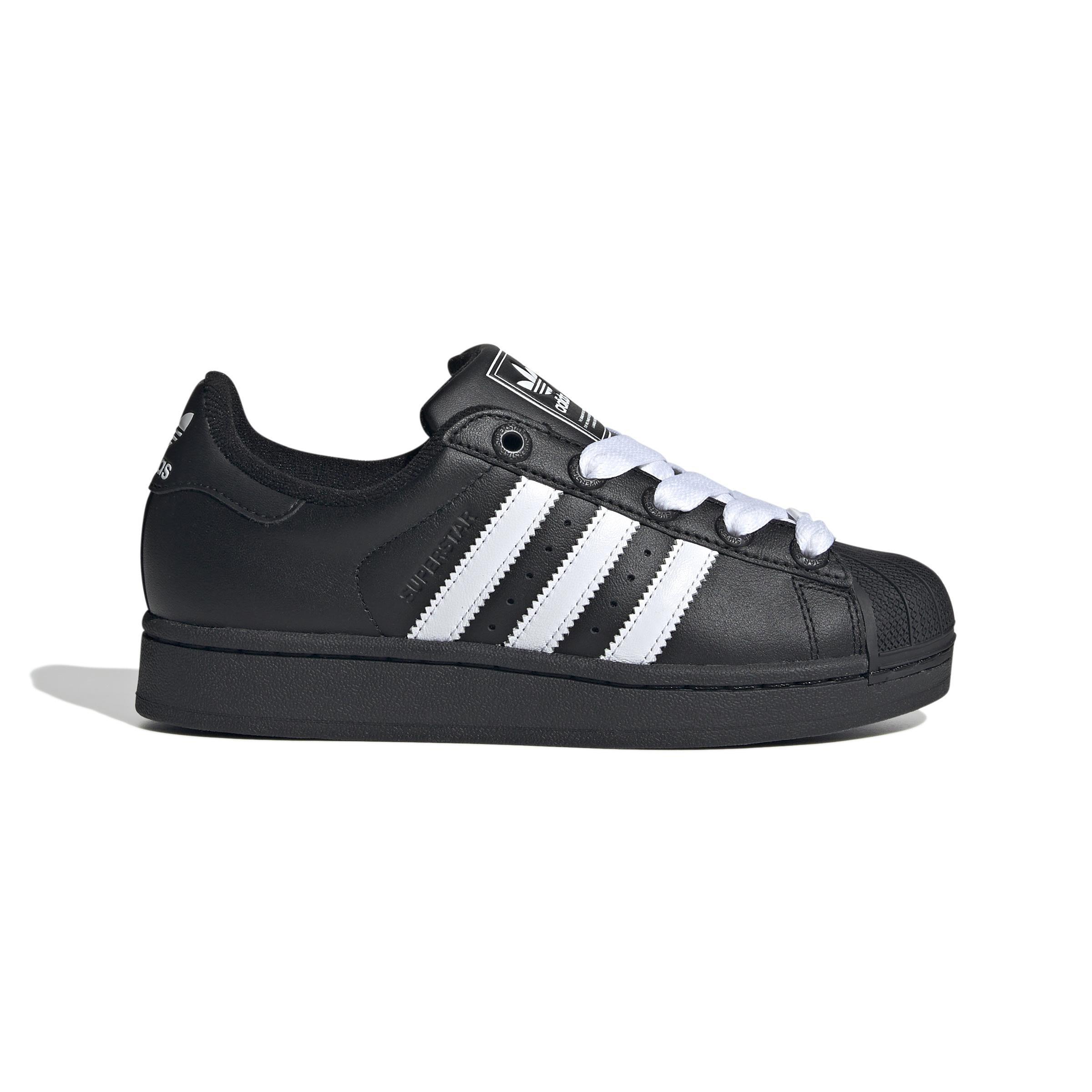 Unisex Superstar II Shoes Kids, Black, A701_ONE, large image number 0