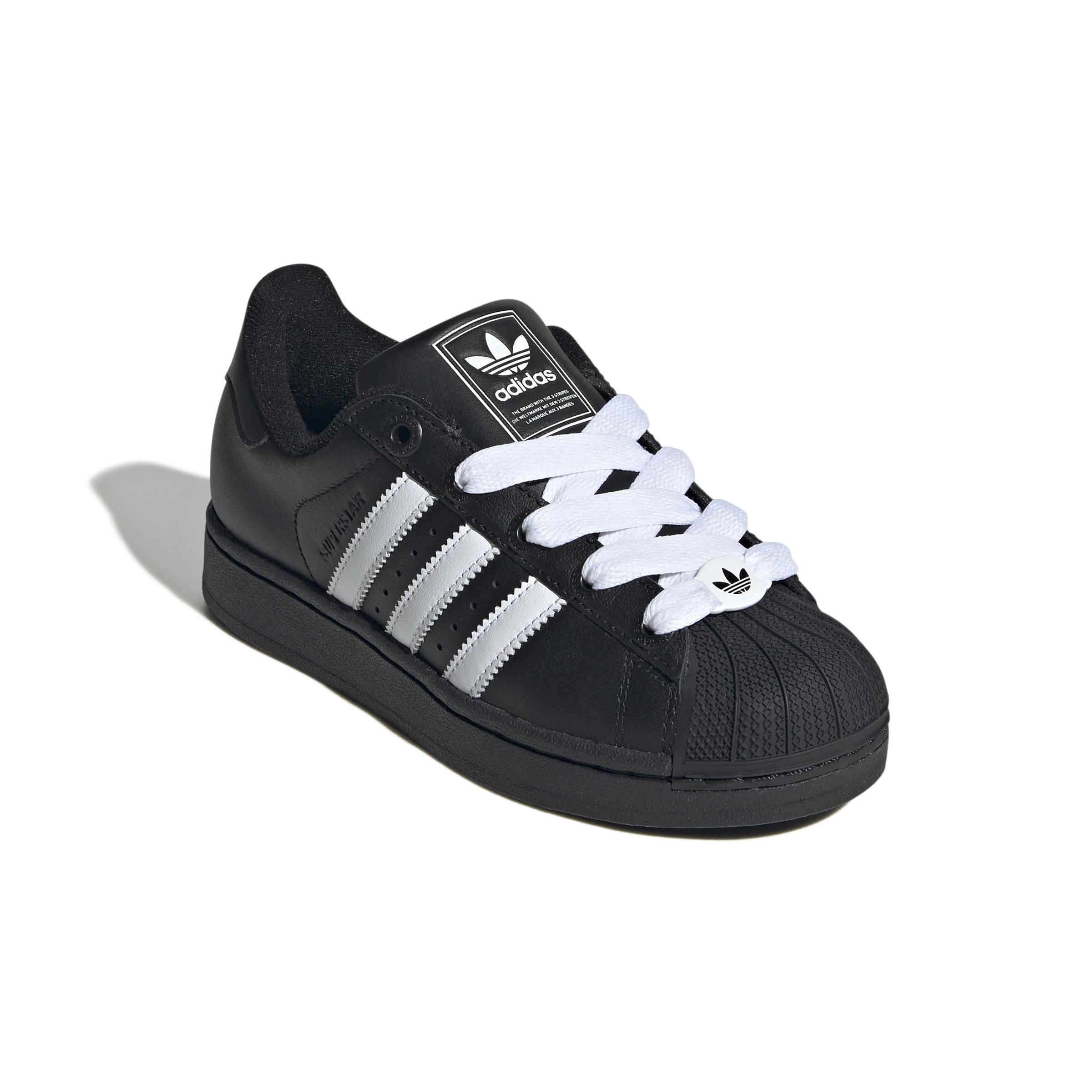 Unisex Superstar II Shoes, Black, A701_ONE, medium