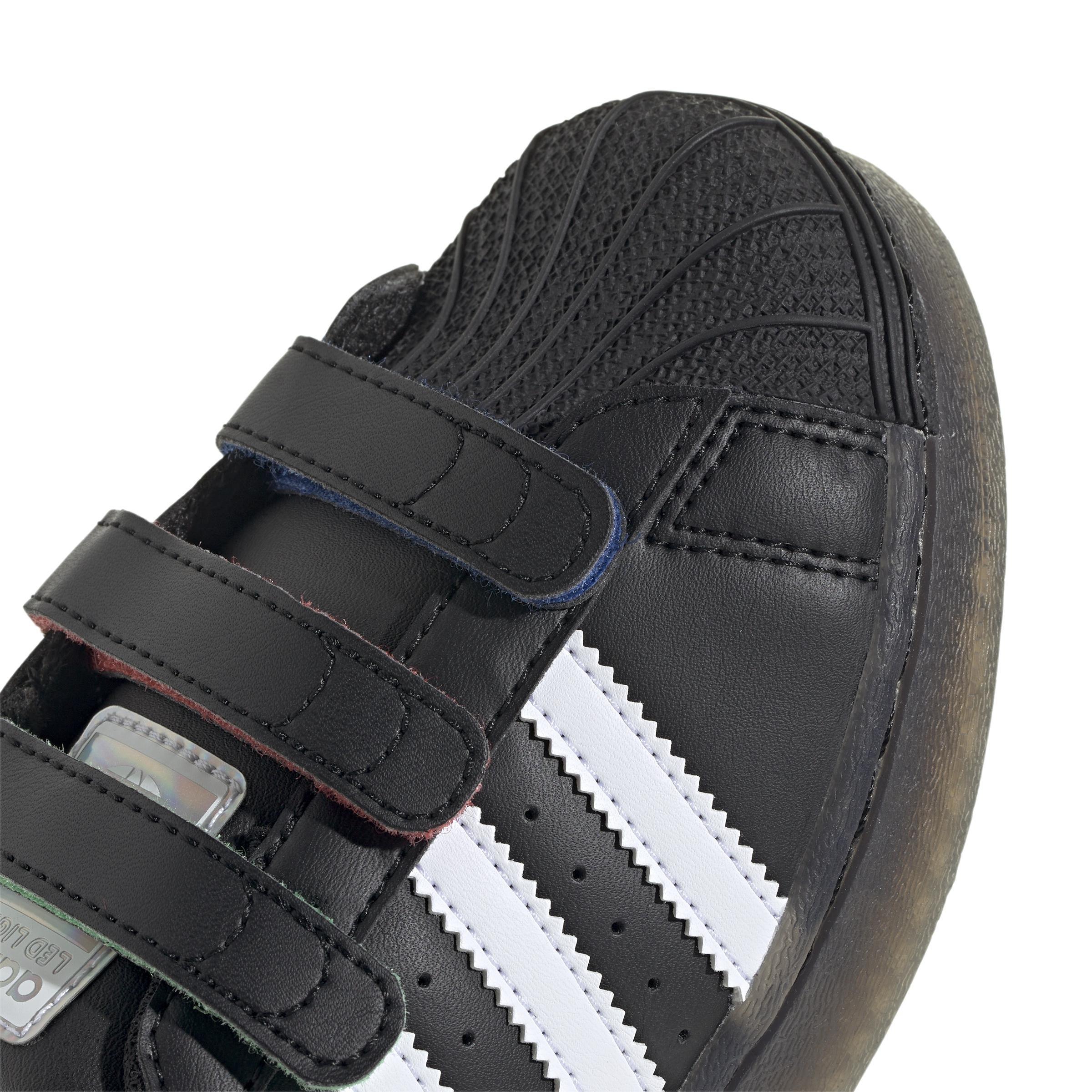 Unisex Superstar LED Lights Comfort Closure Shoes, Black, A701_ONE, large image number 5