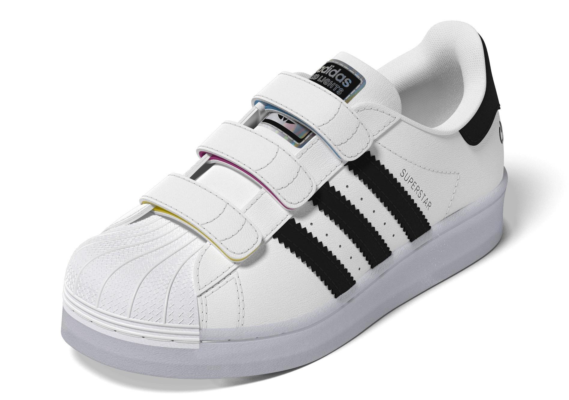 Unisex Superstar LED Lights Comfort Closure Shoes, White, , large image number 8